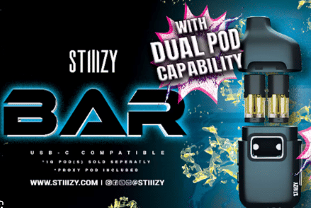 Bar Double Battery - STIIIZY - Black - $30 - Accessory
