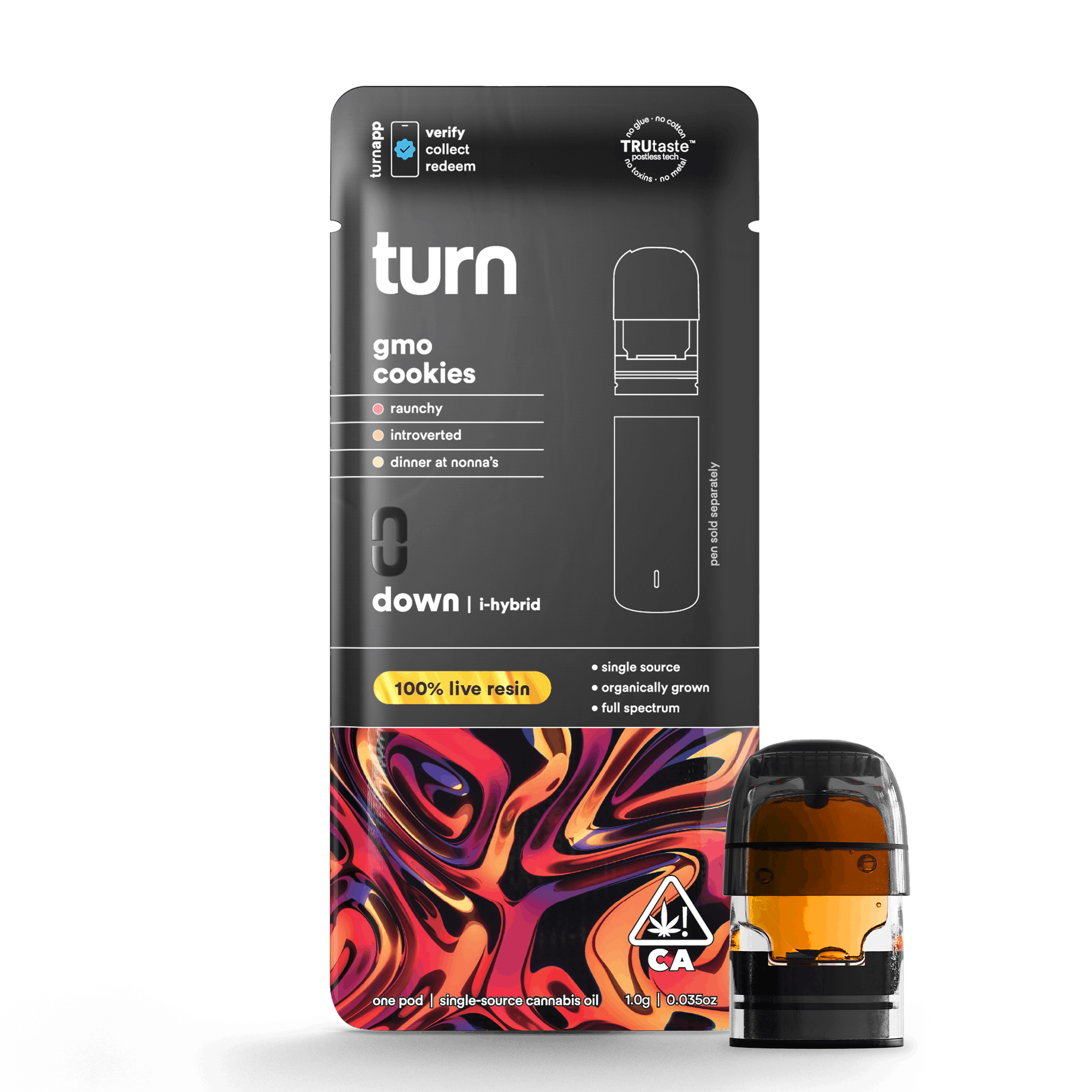 Lemon Fuel (I) Live Resin Pod 1g - Turn - Lemon Fuel (I) - $34.60 - Cartridges