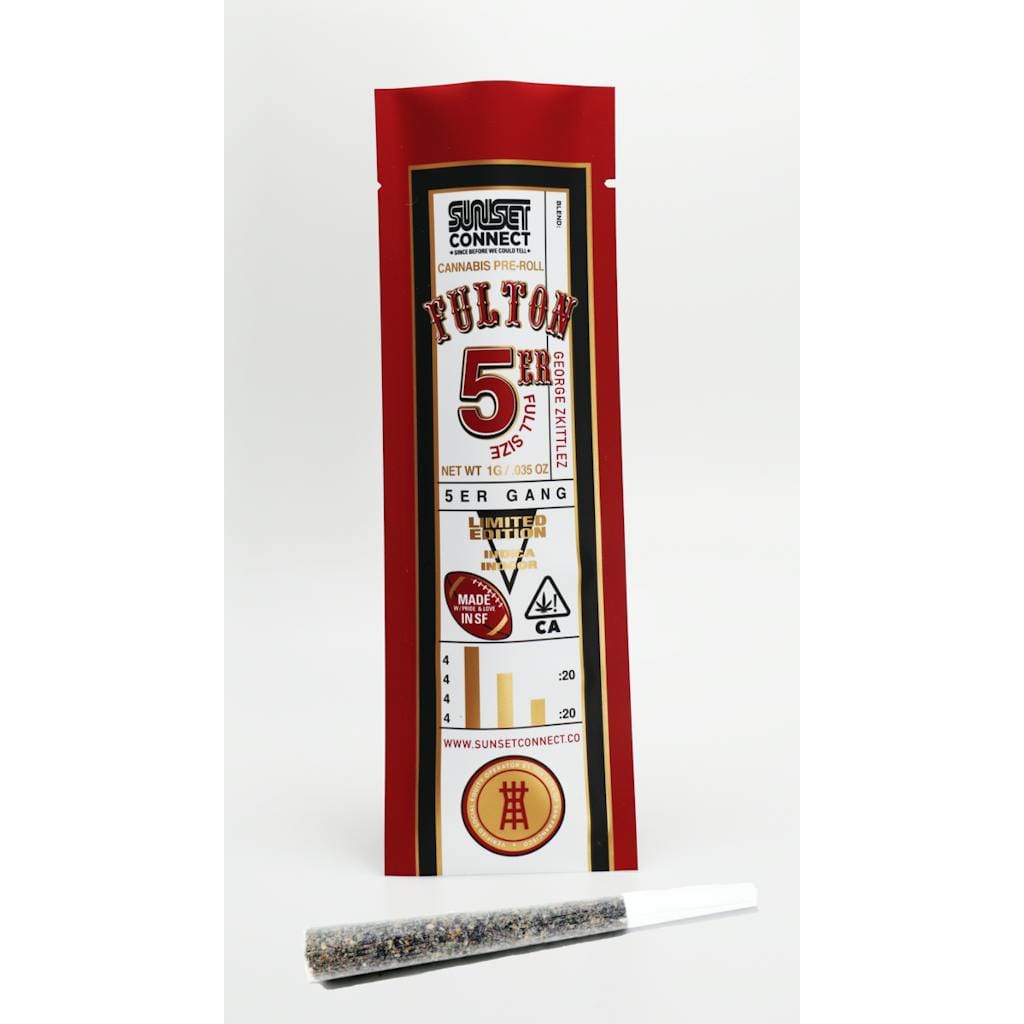 GEORGE ZKITTLEZ 1G PRE-ROLL - SUNSET CONNECT -  - $4.25 - Pre-Rolls