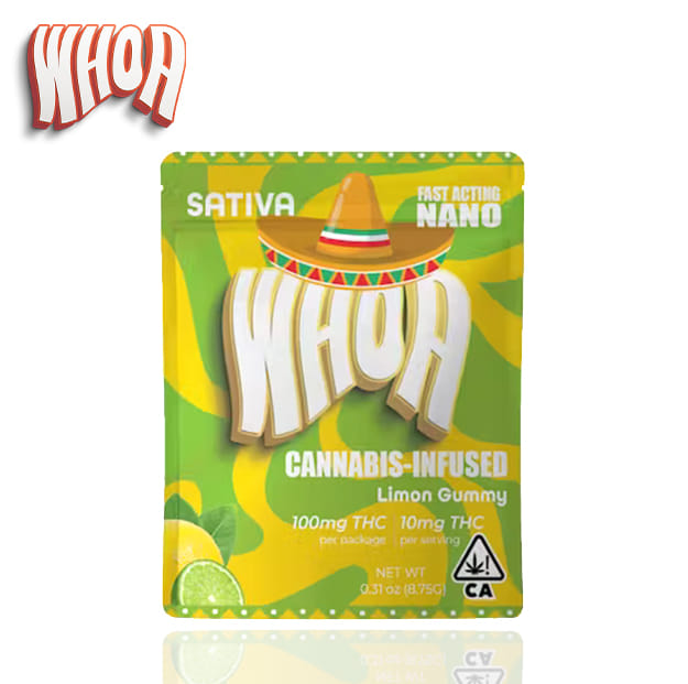 WHOA - Limon Gummies - 100mg *B2G1 EVERYDAY* - Whoa -  - $7.99 - Edibles