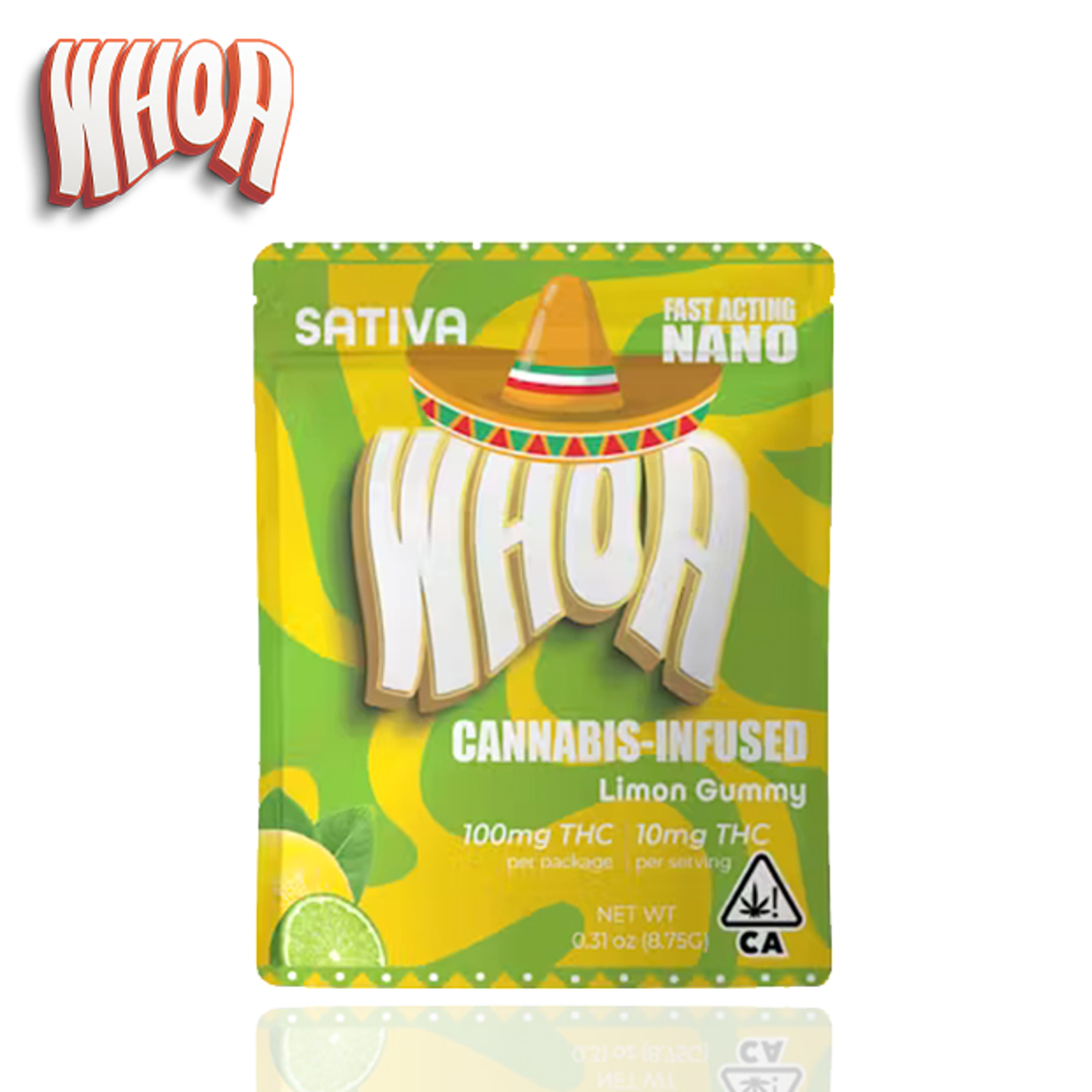 WHOA - Limon Gummies - 100mg *B2G1 EVERYDAY* - Whoa - - $7.99 - Edibles