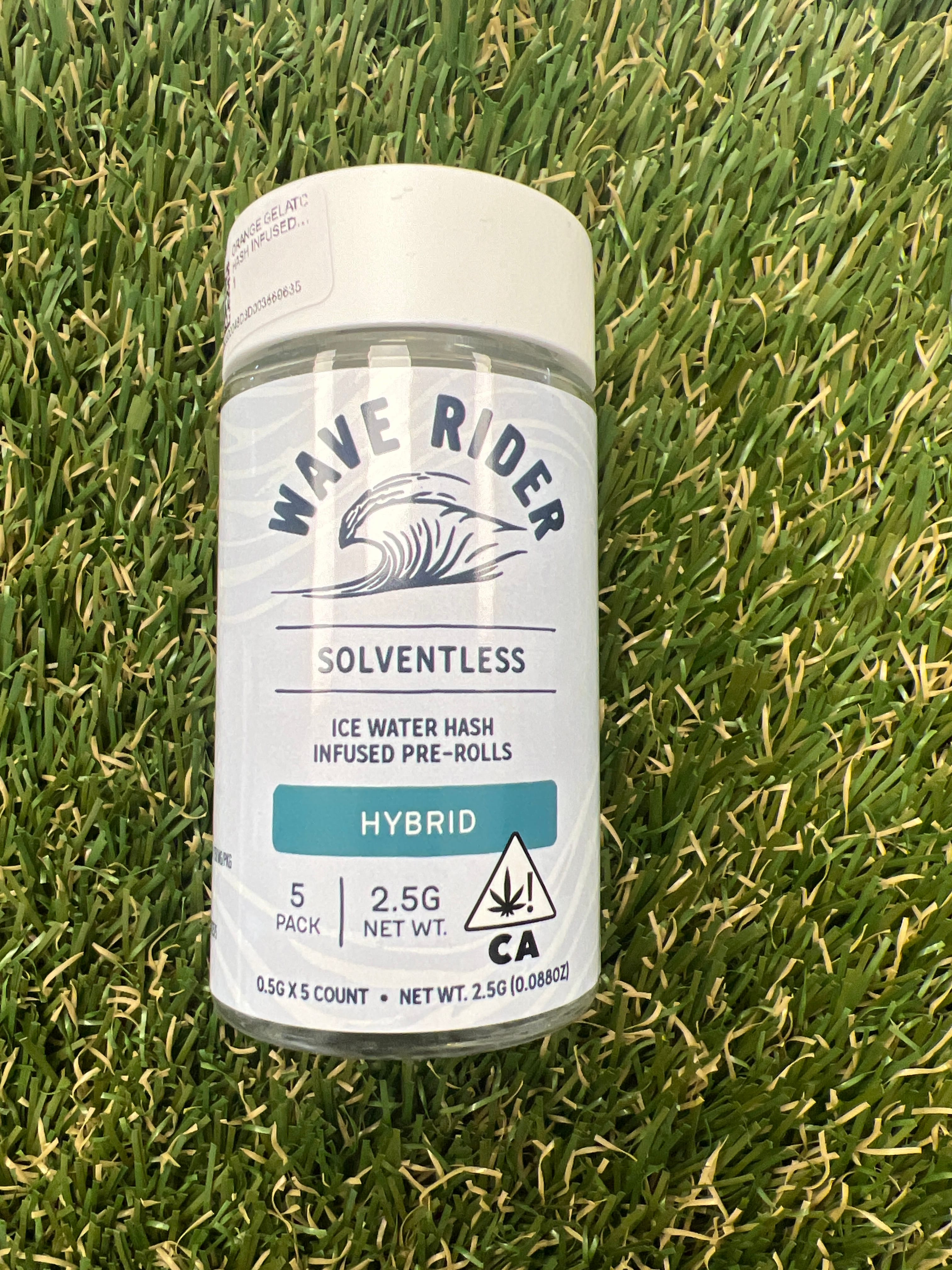 ORANGE GELATO HASH INFUSED 0.5G 5PK - WAVE RIDER -  - $13.95 - Pre-Roll Infused