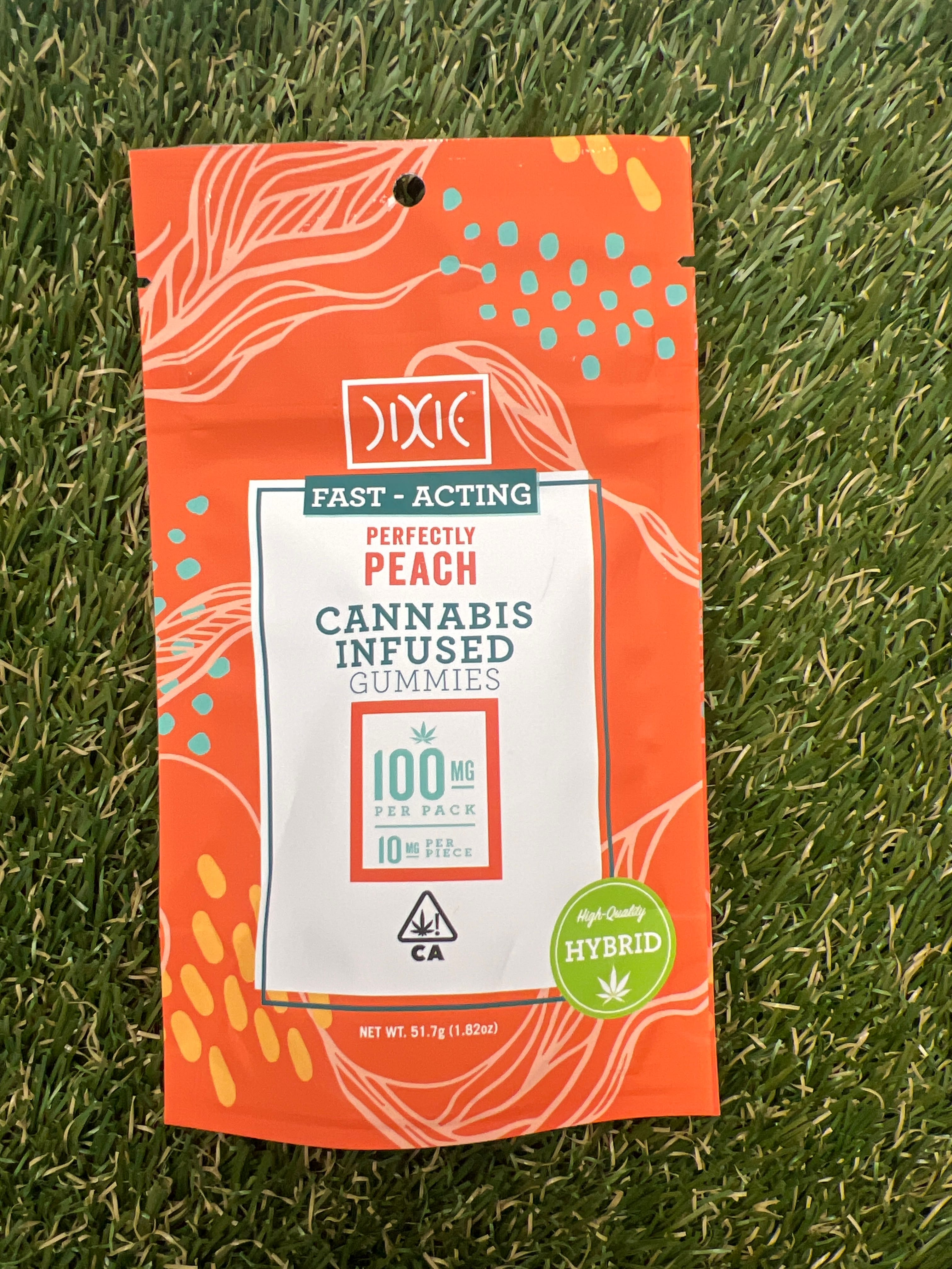 PERFECTLY PEACH 10MG 10PK GUMMIES - Dixie -  - $13.97 - Edible (weight - each)