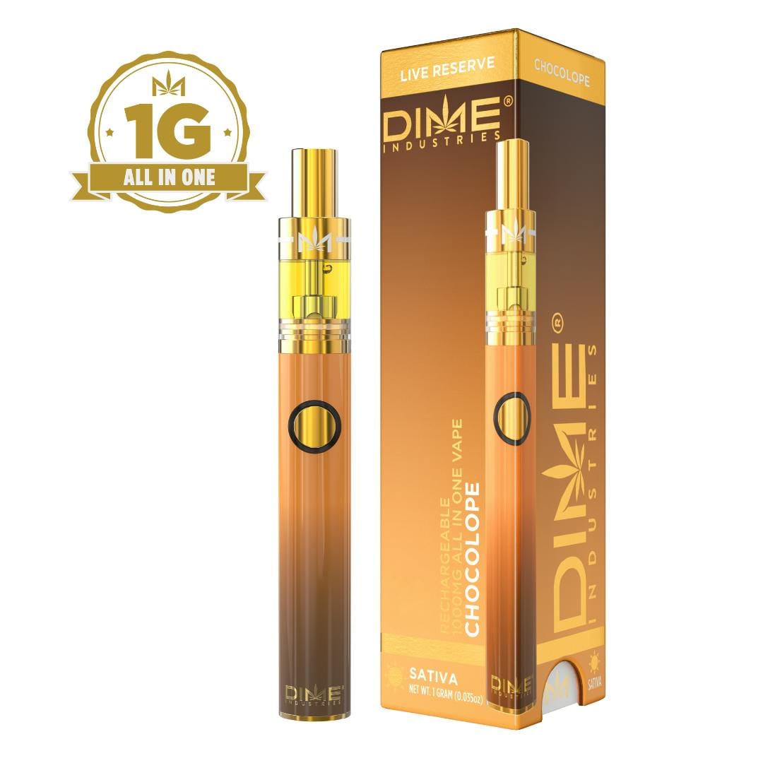 Live Reserve: Chocolope 1g All In One Vape - Dime Industries -  - $37 - Ready To Use Vapes