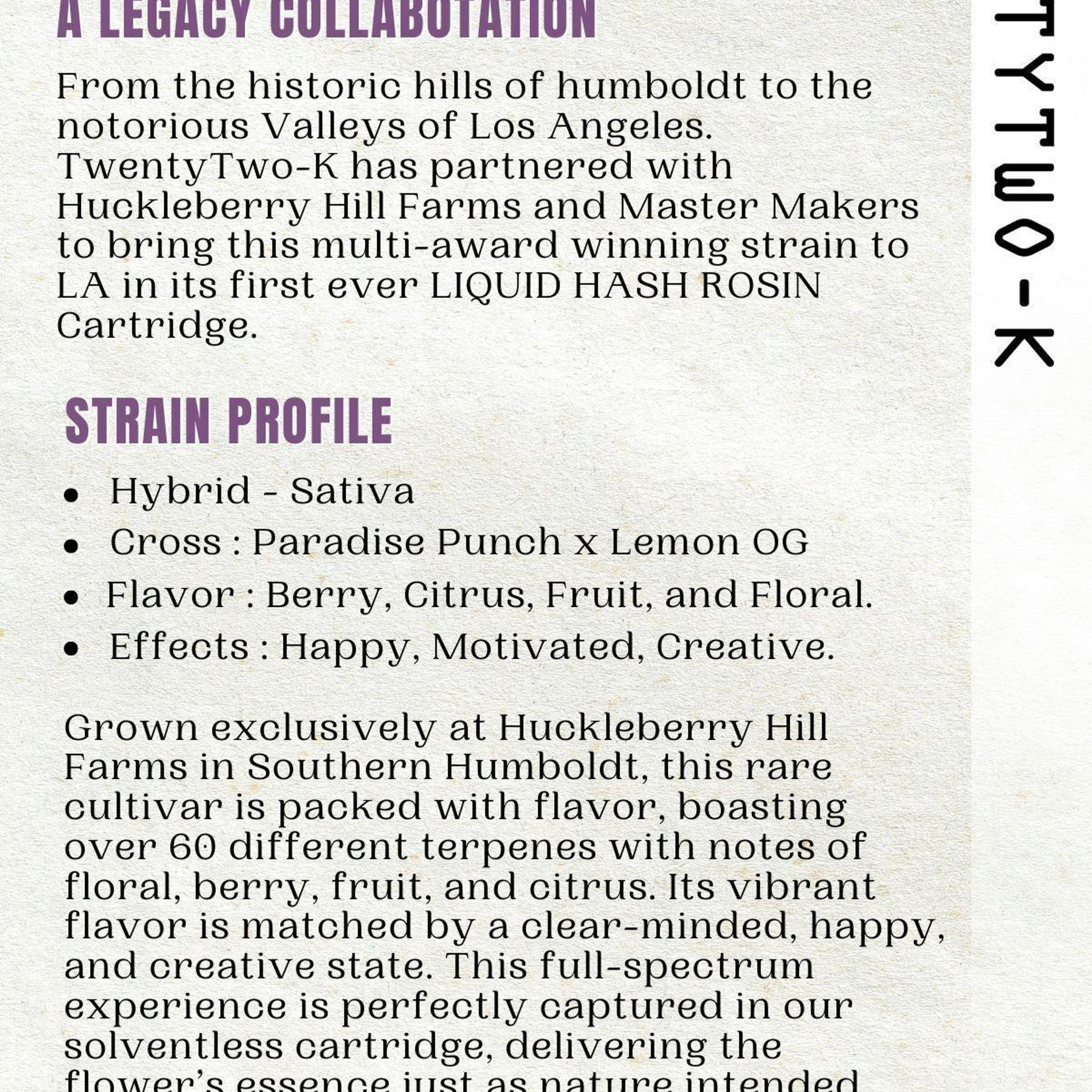 Liquid Hash Rosin: Whitethorn Rose (Huckleberry Hill Farms) Limited Release Solventless Vape Cartridge - 1g - Twenty Two K / 22k - - $60 - Cartridges / Pens