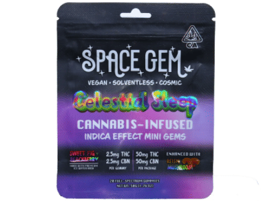 Sweet Fig + Blackberry Celestial Sleep Gummies w/ Reishi Mushrooms  20pk - Space Gems -  - $19 - Edible