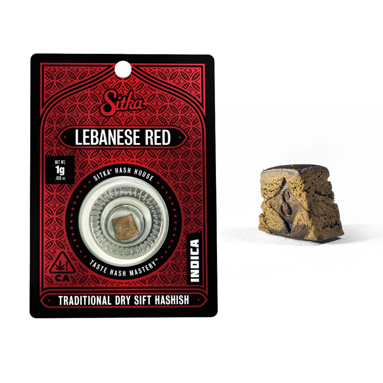 Lebanese Red Temple Ball Hashish 1g - Sitka -  - $34.74 - Extract