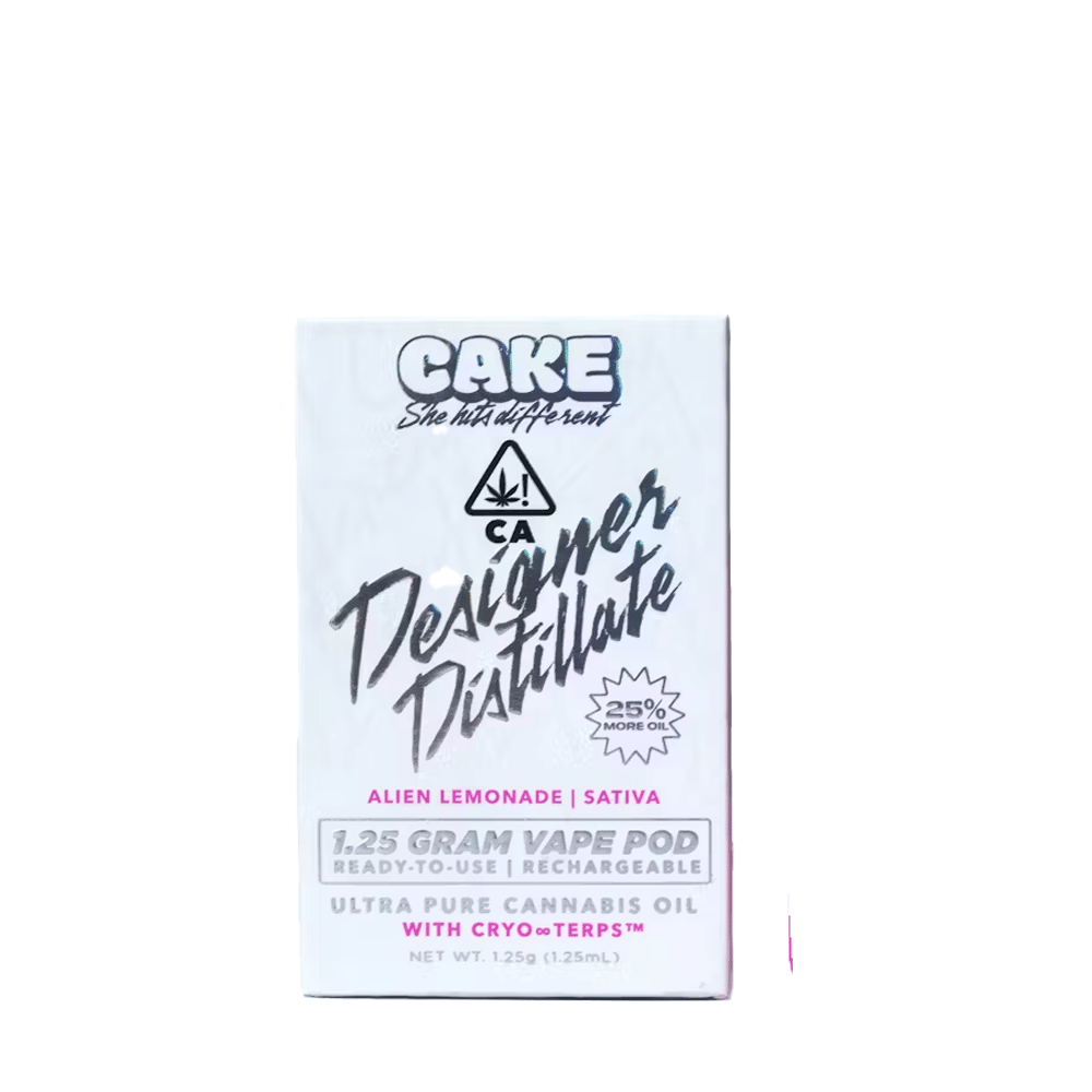 Alien Lemonade Designer Distillate Disposable (1.25G) - Cake -  - $25 - Cartridge