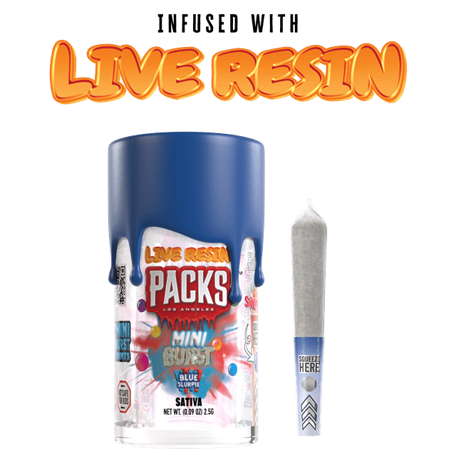 Blue Slurpie | Mini Burst | 5 Pack