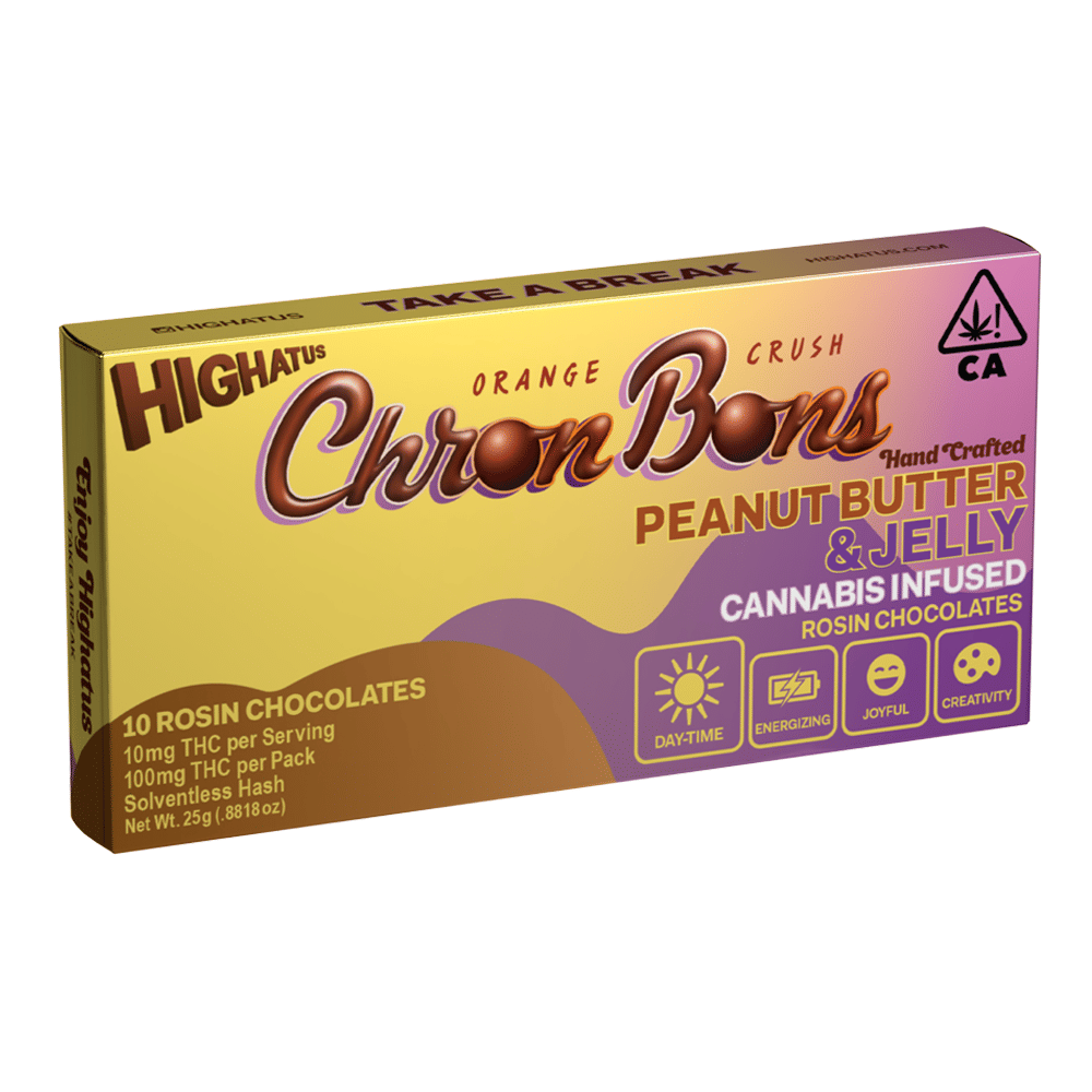 Peanut Butter & Jelly Chronbons (100Mg) - Highatus By Cannabiotix - null - $20 - Edible