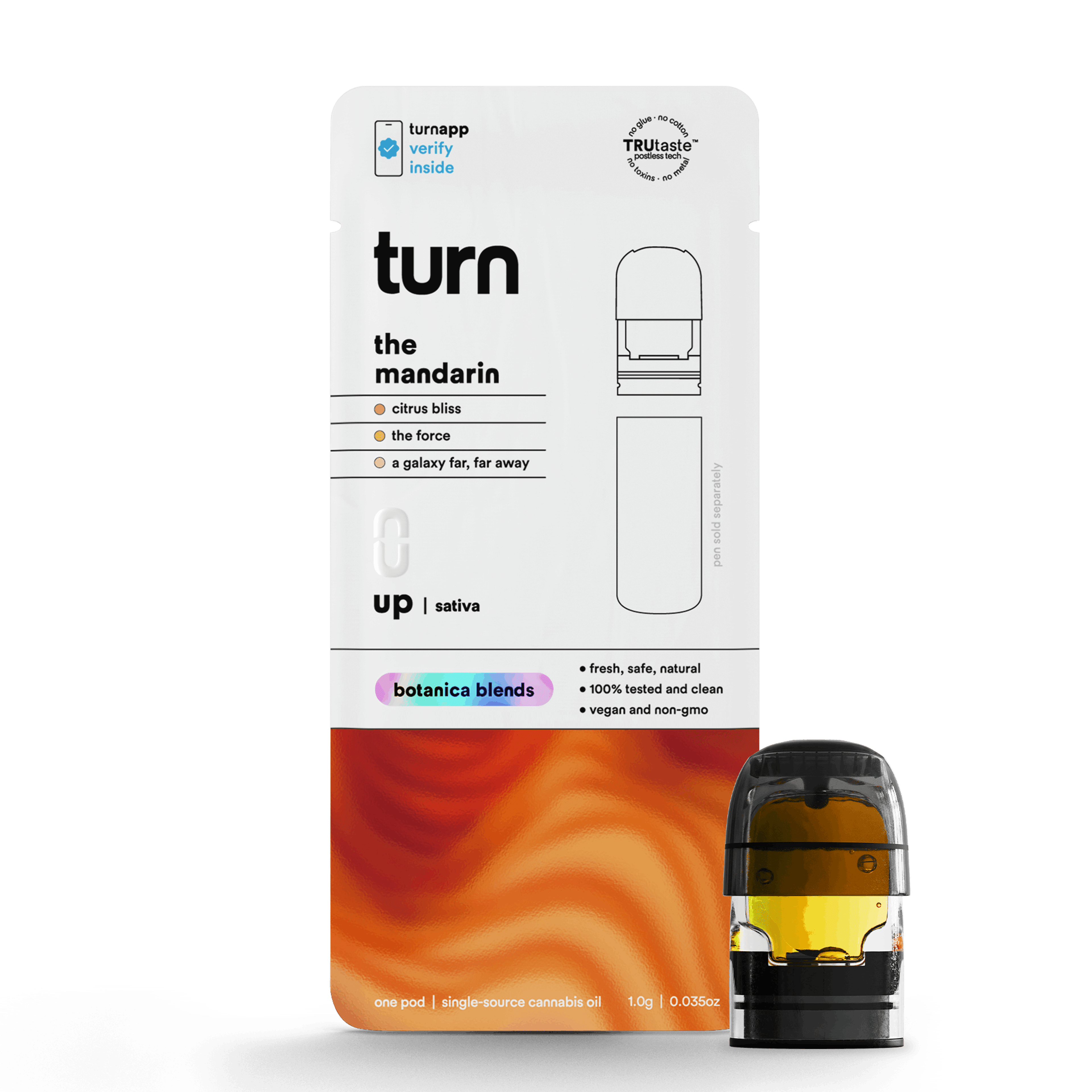 1.0g POD | the mandarin | botanica blends | up | - Turn - - $35 - Vape Pens