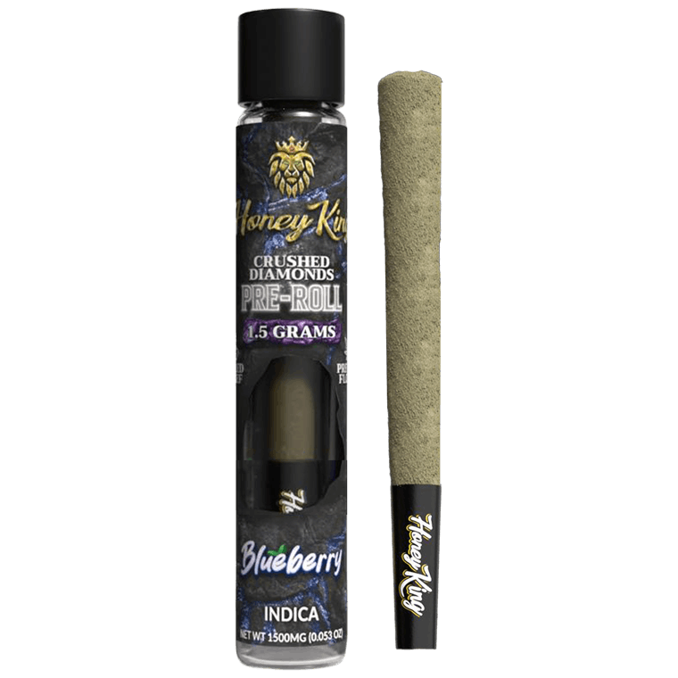 Honey King 1.5G Liquid Diamond Infused Pre-Roll - BLUEBERRY - Honey King -  - $15 - Infused Pre-Rolls