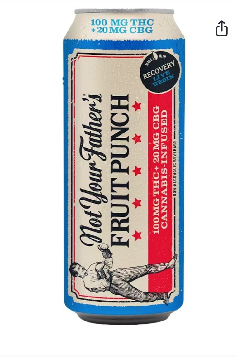 FRUIT PUNCH | 16OZ SODA 100MG + CBG -  - $14.99 - Drinks