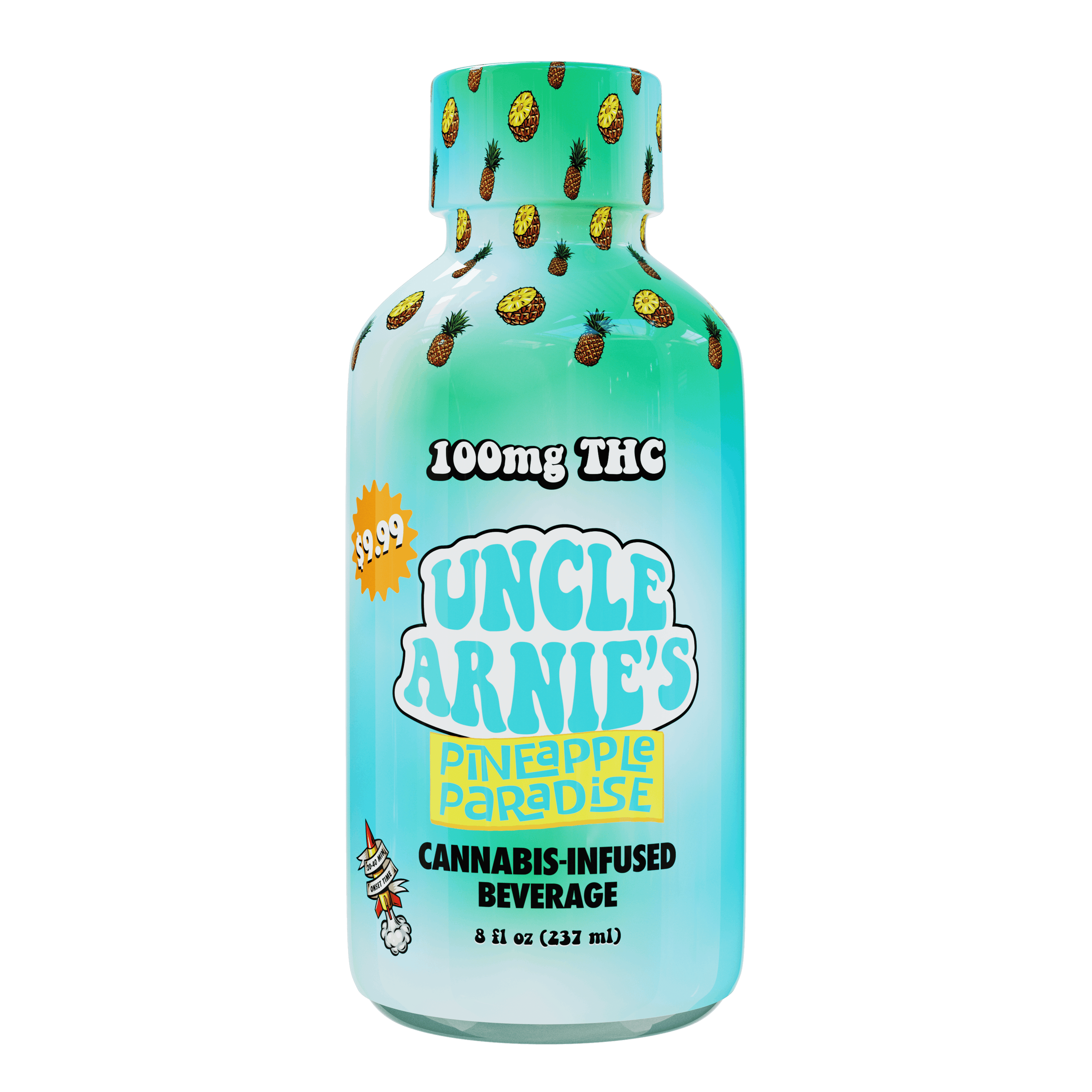 Pineapple Paradise 100mg - Uncle Arnie's - - $10 - Drinks