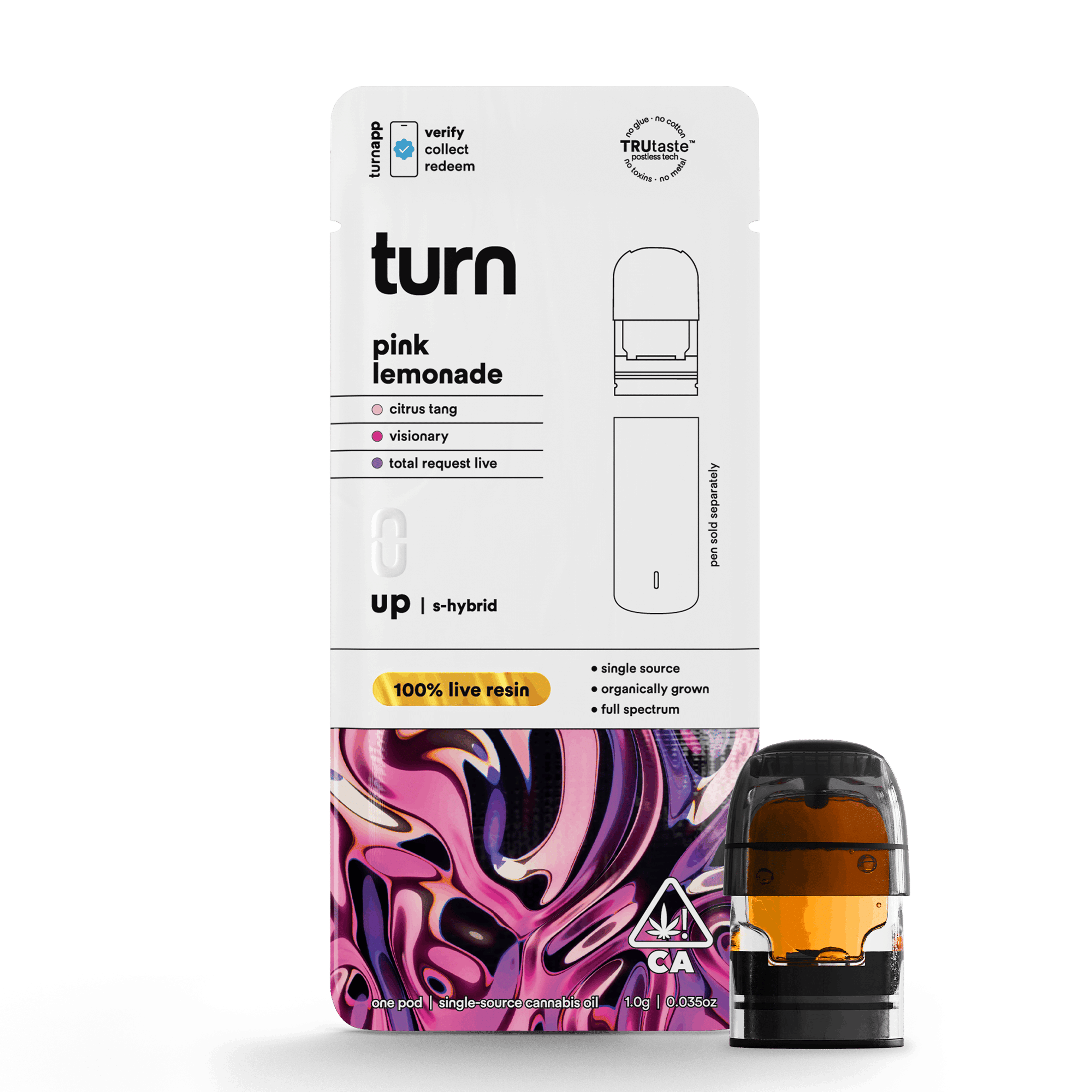 Pink Lemonade - 1G Live Pod - Turn - Pink Lemonade (S) - $37 - Cartridges