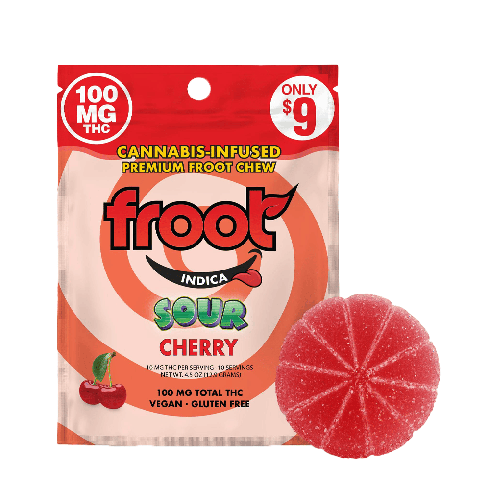 Sour Cherry Chew (100Mg) (1Pk) - Froot - null - $9 - Edible