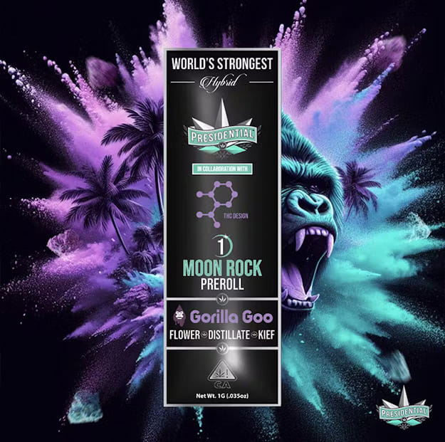 Presidential - Gorilla Goo - Moon Rock Pre-Roll - 1g - Presidential - Pre-Roll - $12.99 - Pre-Rolls