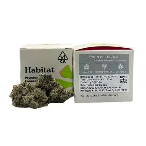 Habitat - Ronin OG 3.5g - Habitat - Habitat - Ronin OG 3.5g - $45 - Flower