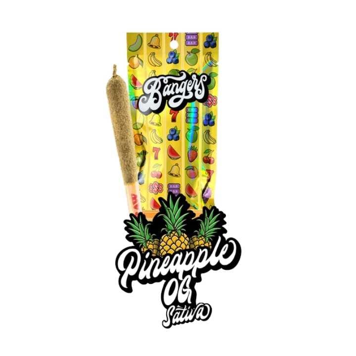 Pineapple OG 1.2g Infused Preroll - Bangers - 1.2g Infused Preroll - $12 - Infused Preroll