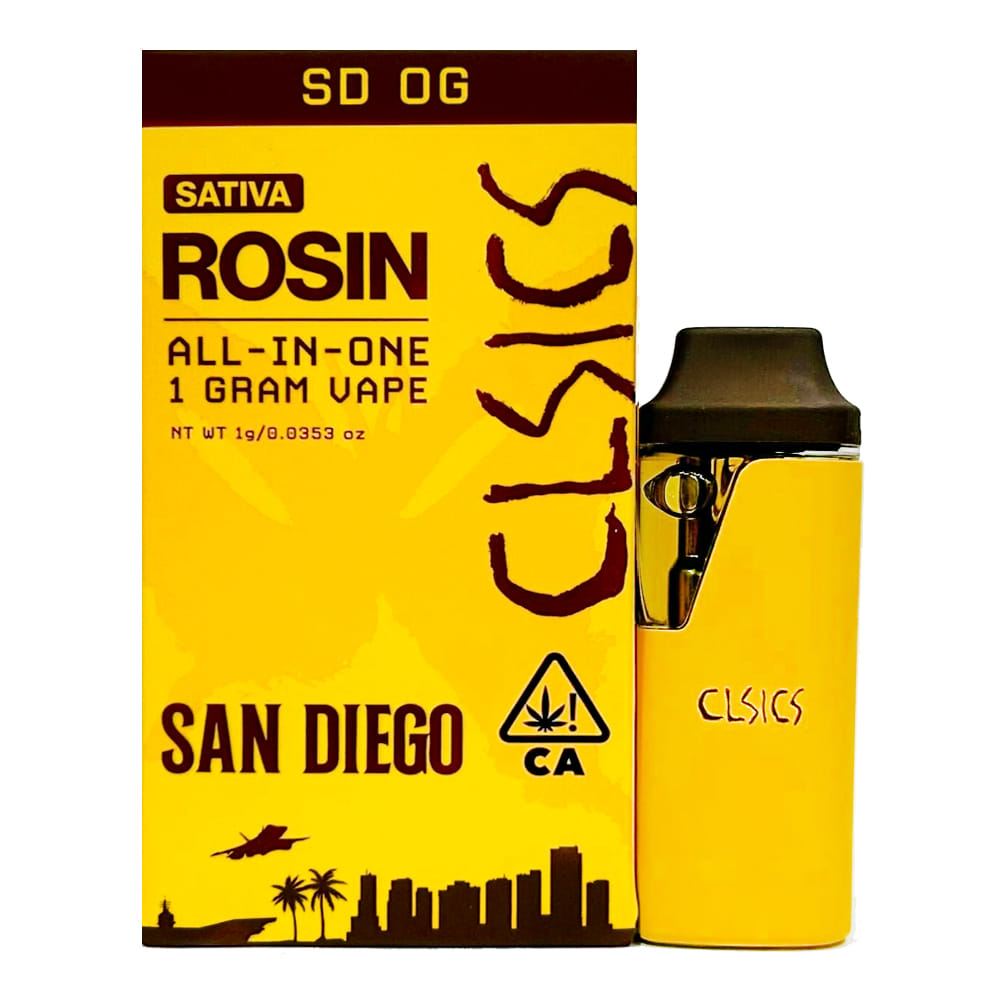 SD OG (S) Live Rosin AIO - 1g - CLSICS - SD OG (S) - $38.75 - Cartridges