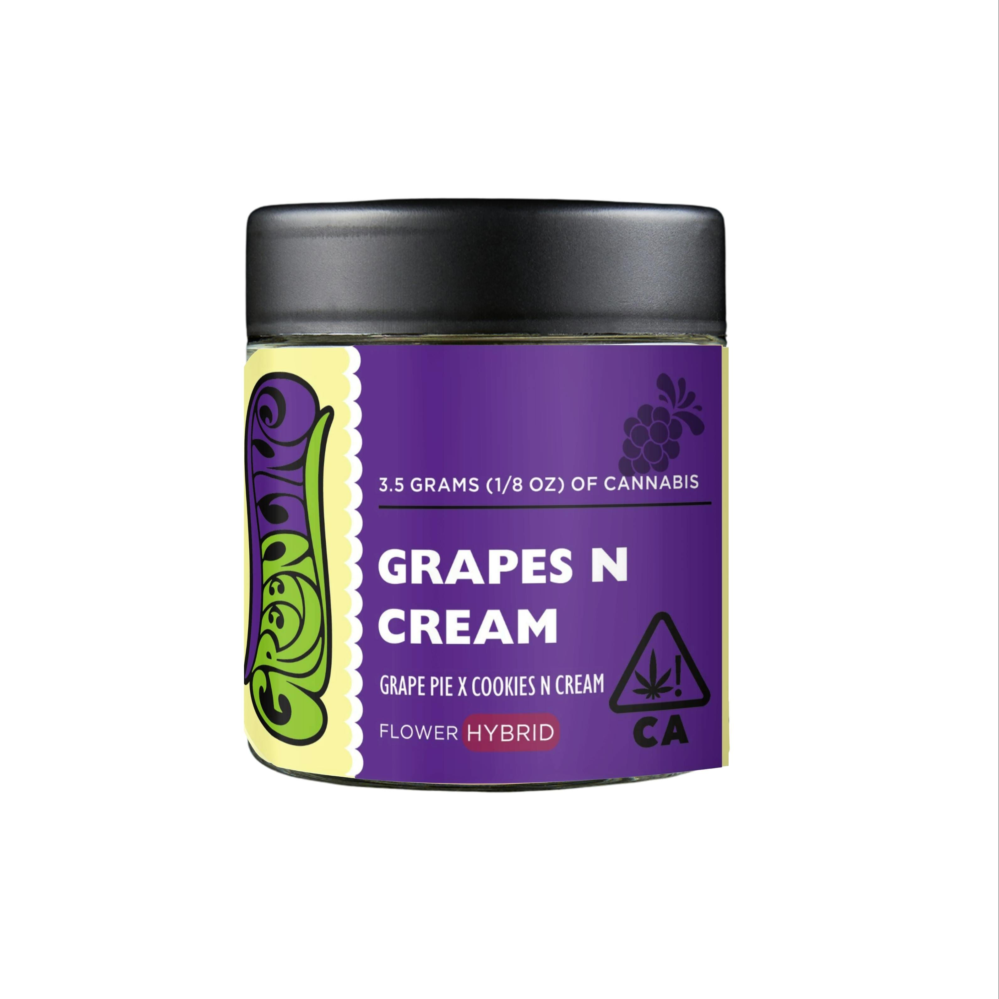 GRAPES N CREAM 3.5G - Greenline -  - $25.80 - Flower