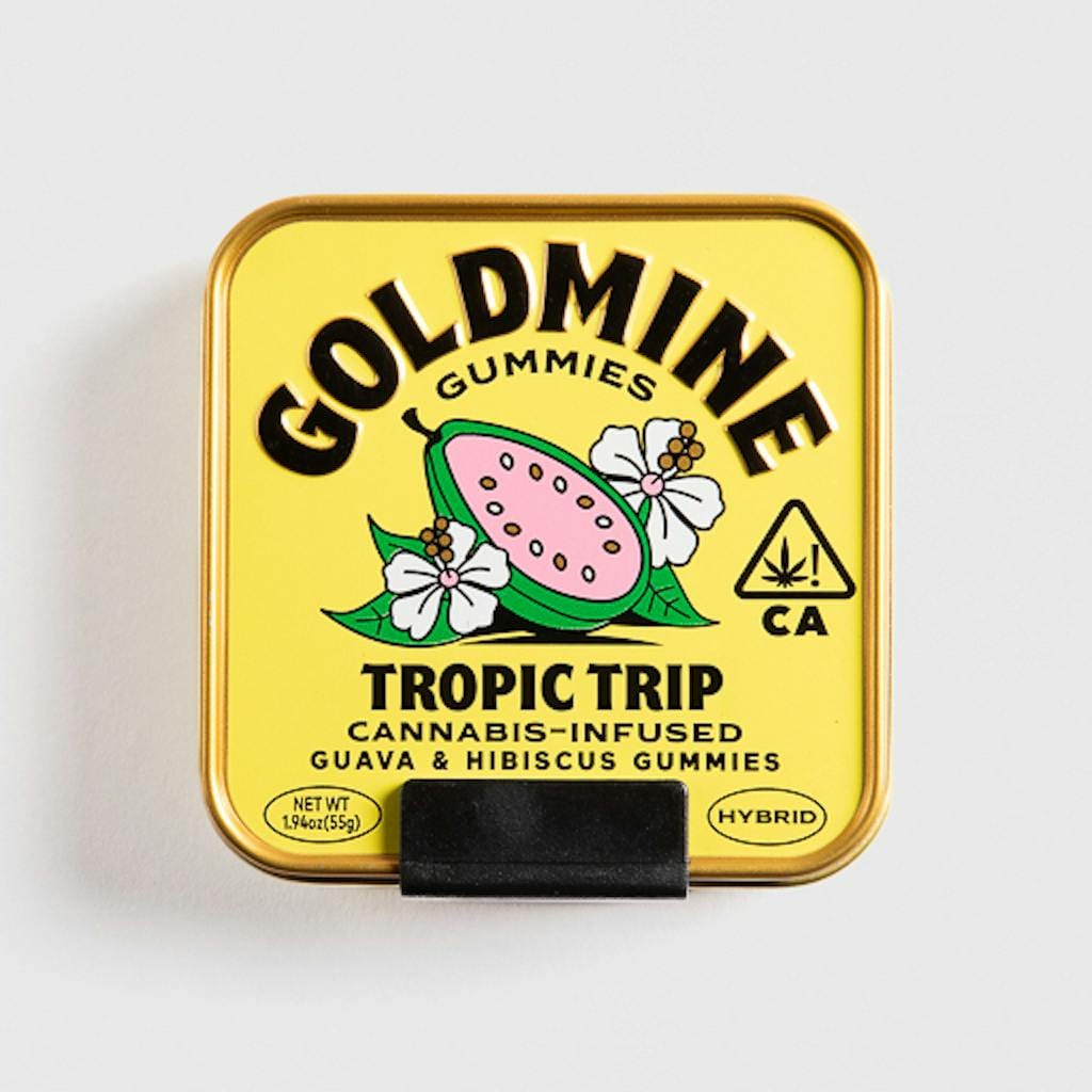 Tropic Trip Guava & Hibiscus  - 100mg - Goldmine - Gummy - Hybrid - $18 - Gummies