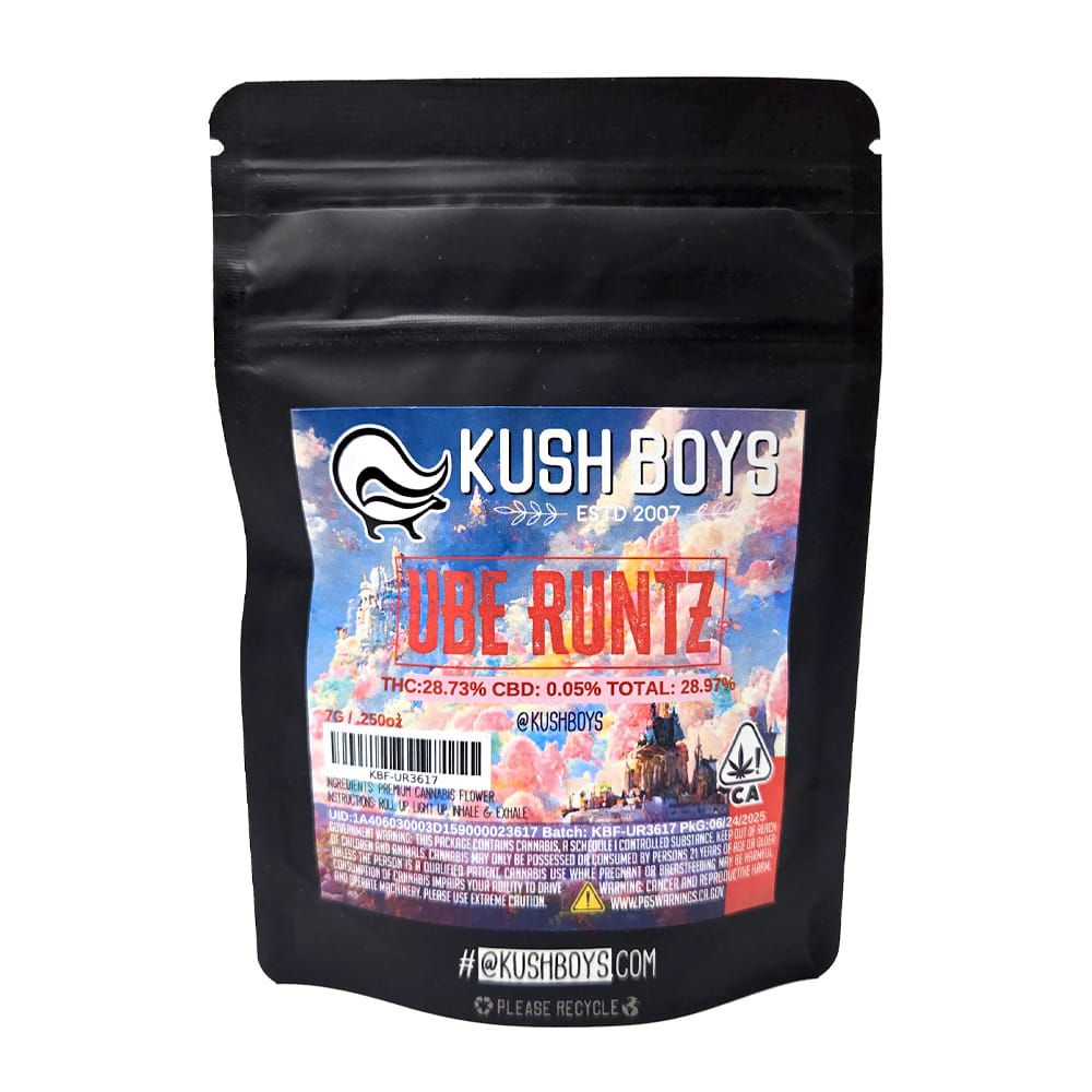 Ube Runtz 27.83% 7g - Kush Boys - Quarter - $20 - Flower