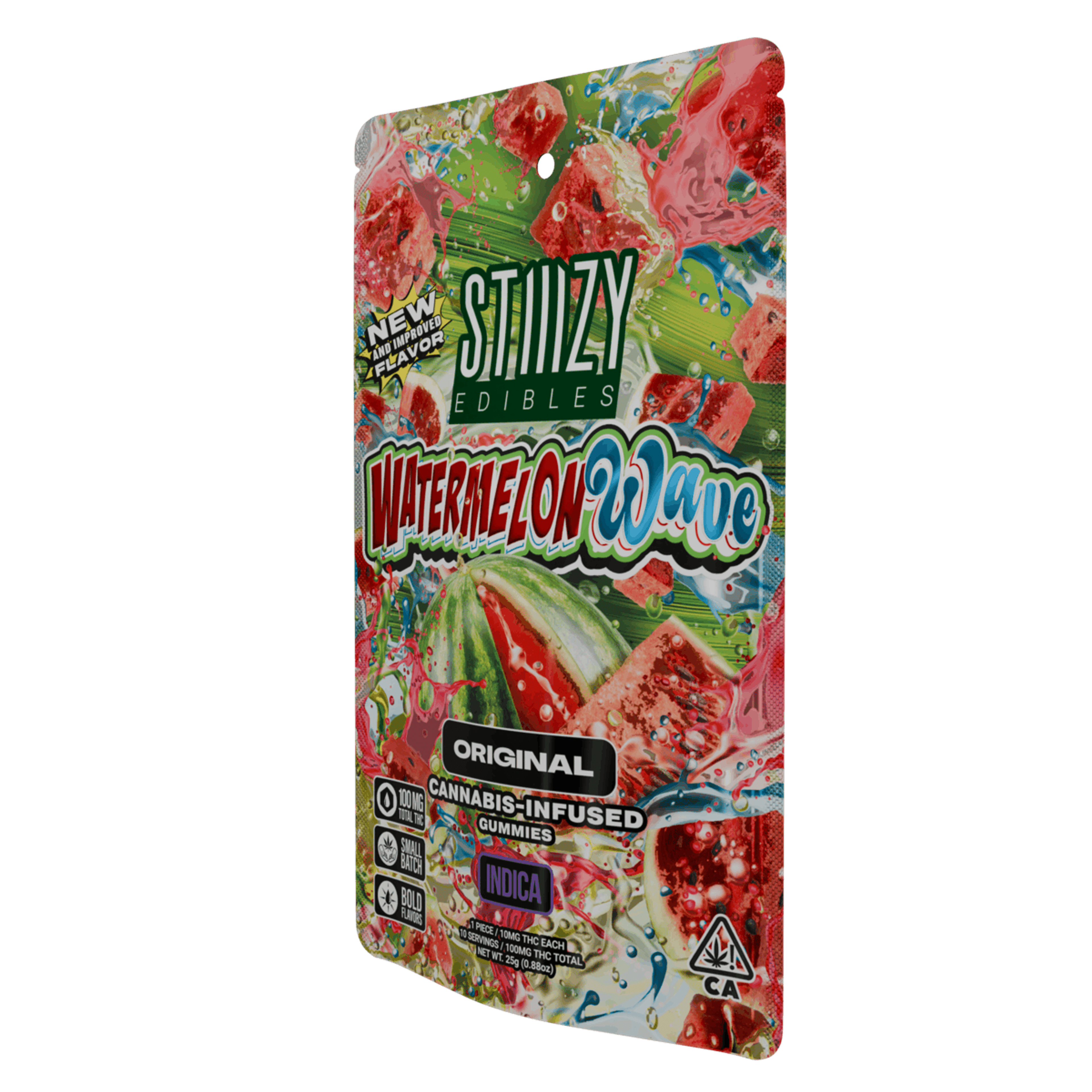 Watermelon Wave 100mg Gummies - Stiiizy - null - $12 - Edible