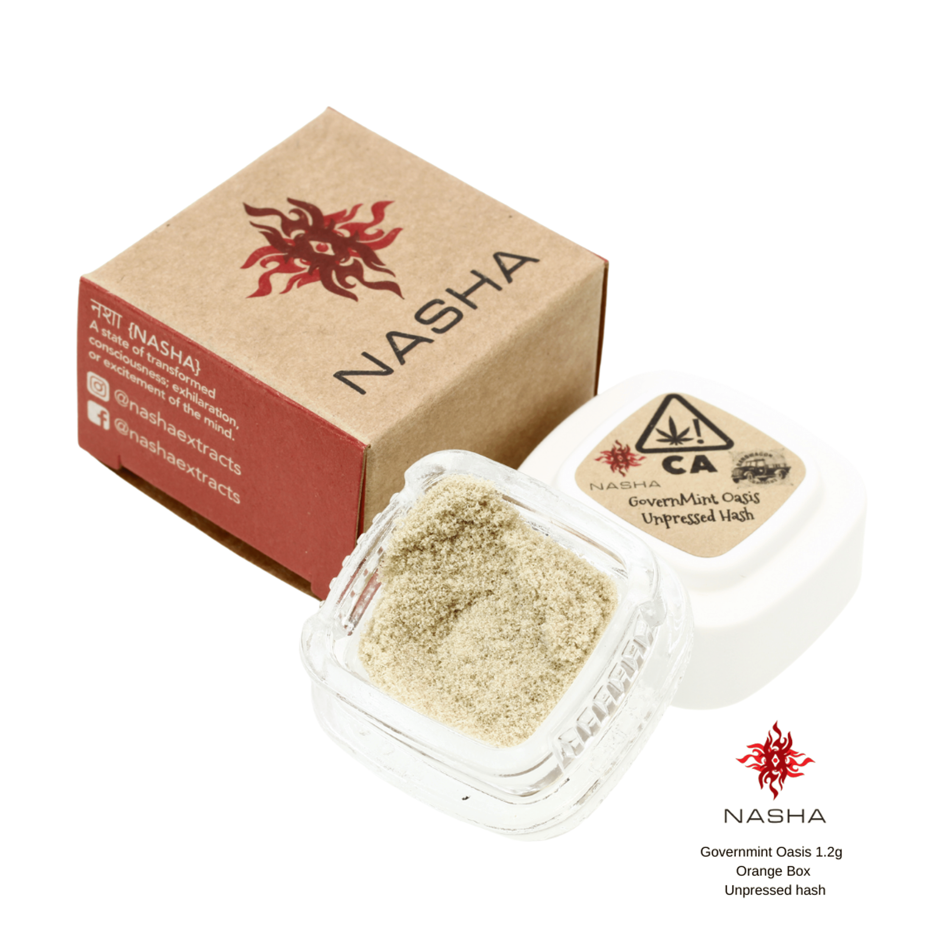 Kush Crasher Unpressed hash 1.2g - Nasha - - $22 - Concentrates