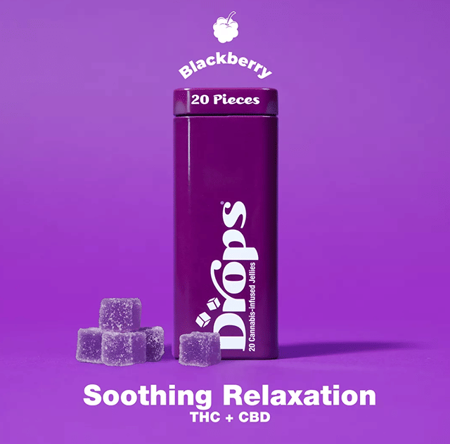 Blackberry | Soothing Relaxation | 20pk 1:2 THC:CBD Jellies