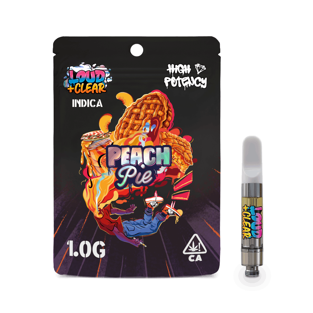 Peach Pie Cartridge - 1g - LOUD+CLEAR -  - $21.75 - Vape