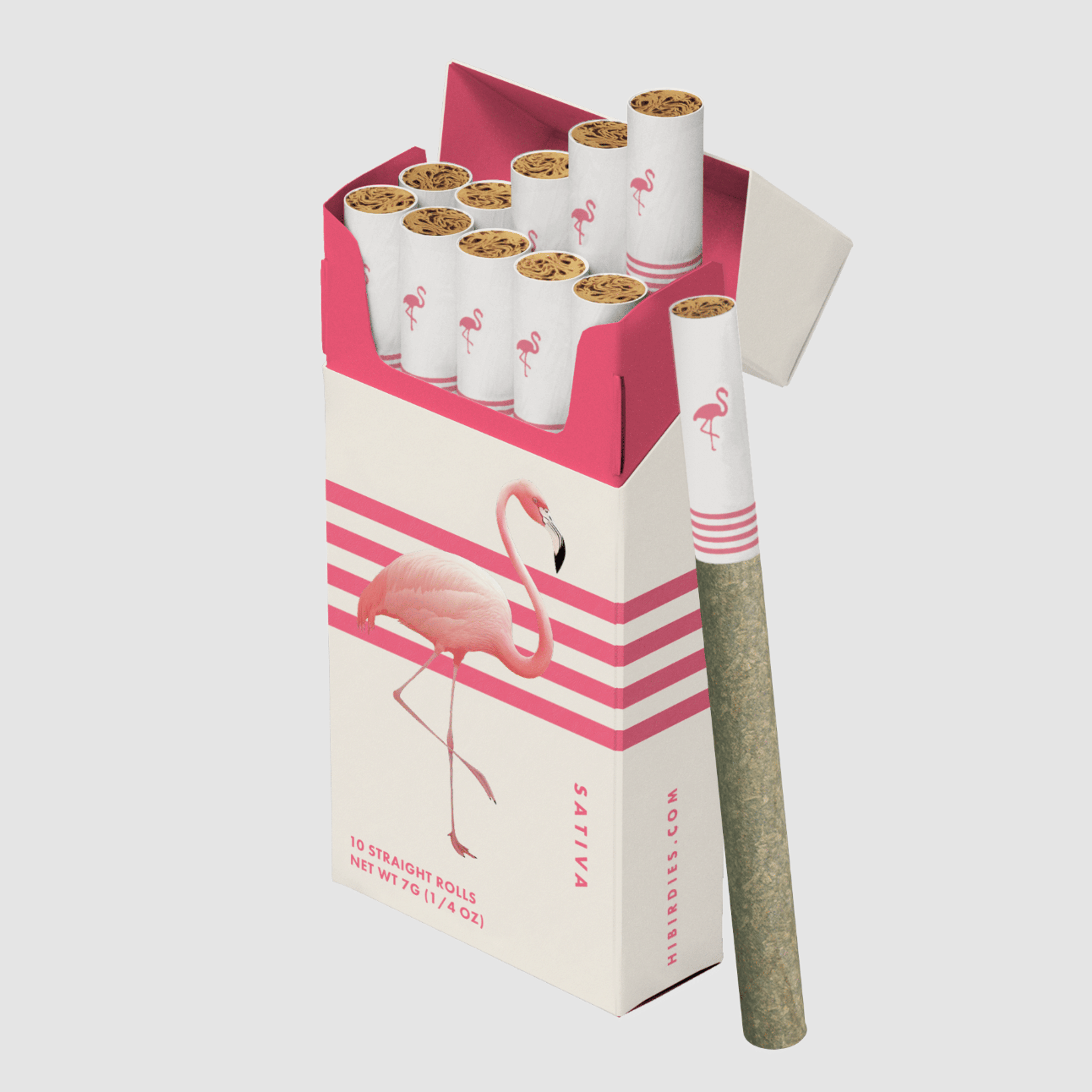 10PK SATIVA Prerolls 7g - Birdies - - $35 - Pre-Rolls