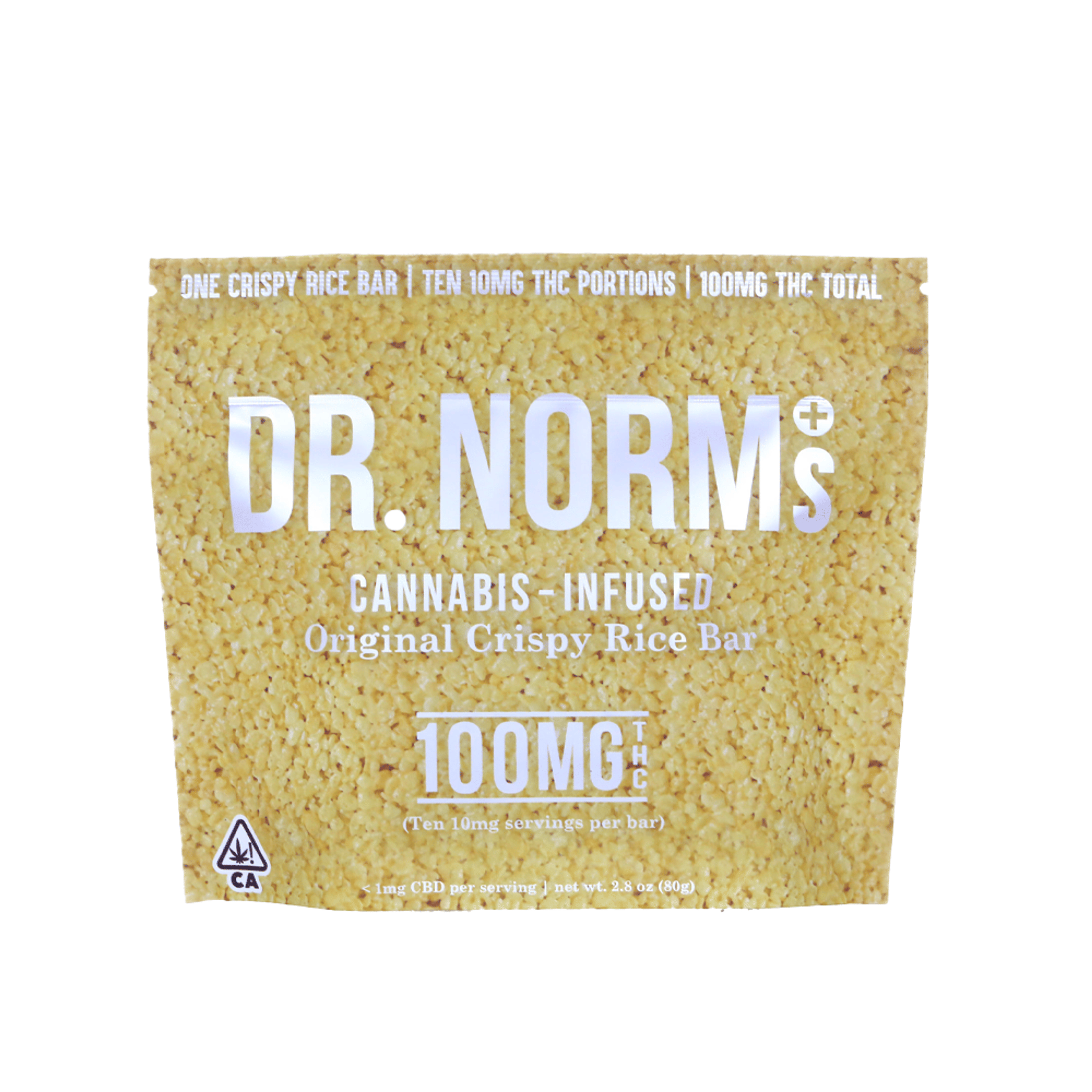 Original Rice Crispy Bar (100Mg) - Dr. Norm's - null - $15 - Edible