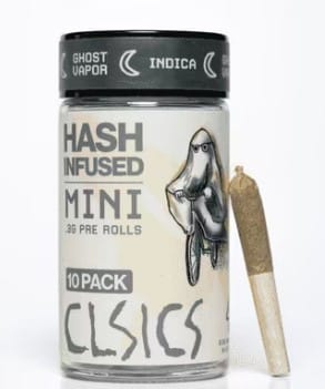 Ghost Vapor Infused Prerolls 10pk 3g - CLSICS - PR PK - $35.50 - Infused Preroll