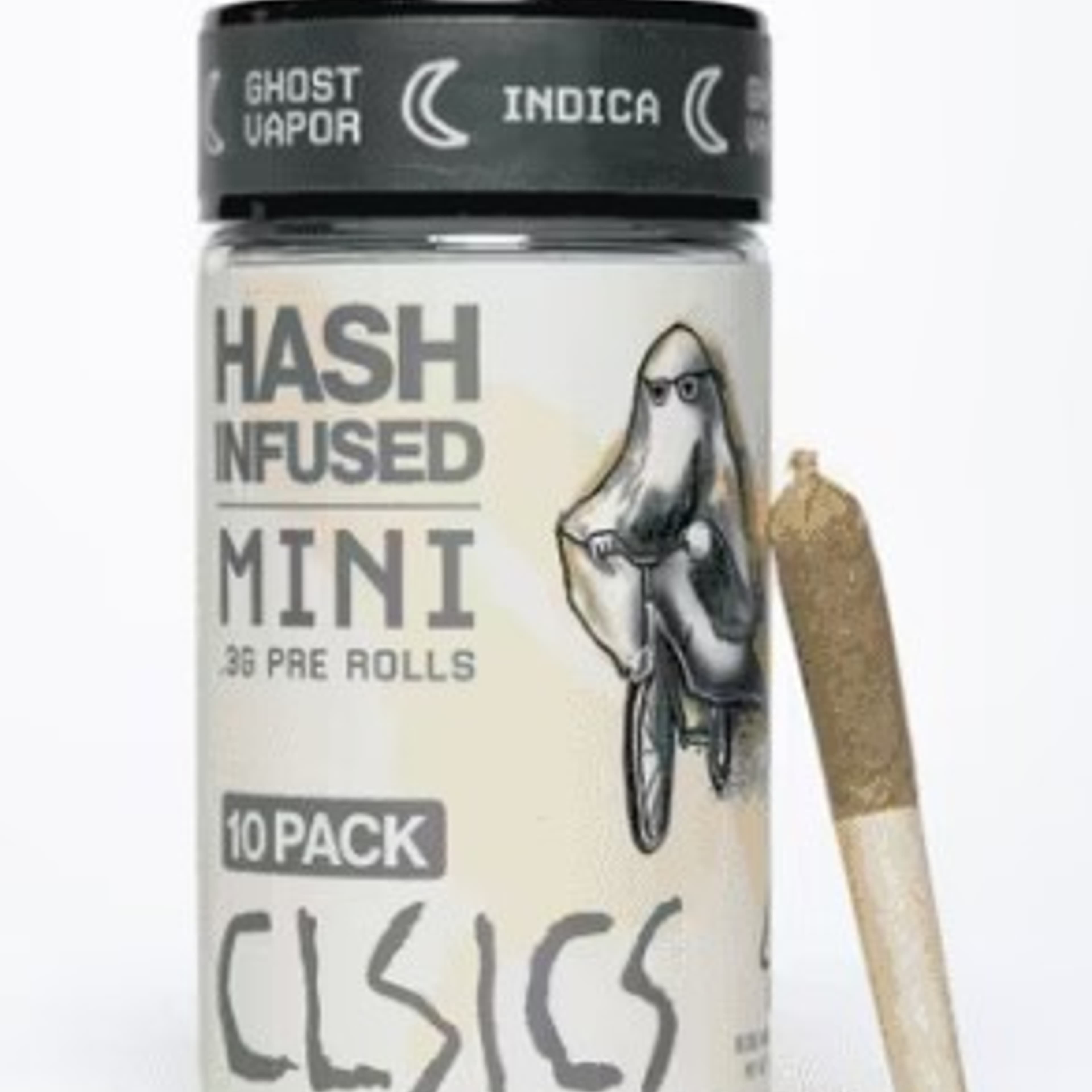 Ghost Vapor Infused Prerolls 10pk 3g - CLSICS - PR PK - $35.50 - Infused Preroll
