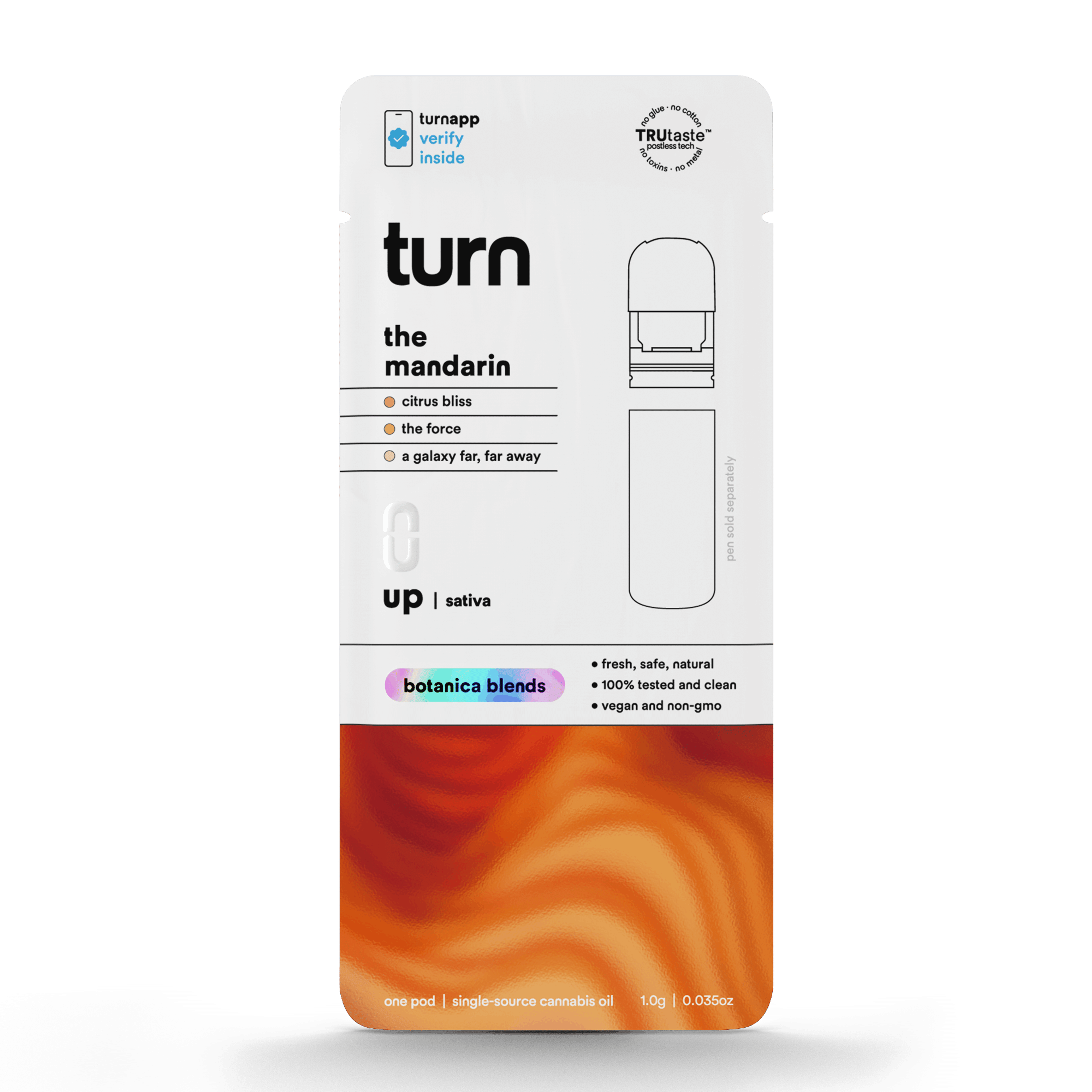 1.0g POD | the mandarin | botanica blends | up | - Turn - - $35 - Vape Pens