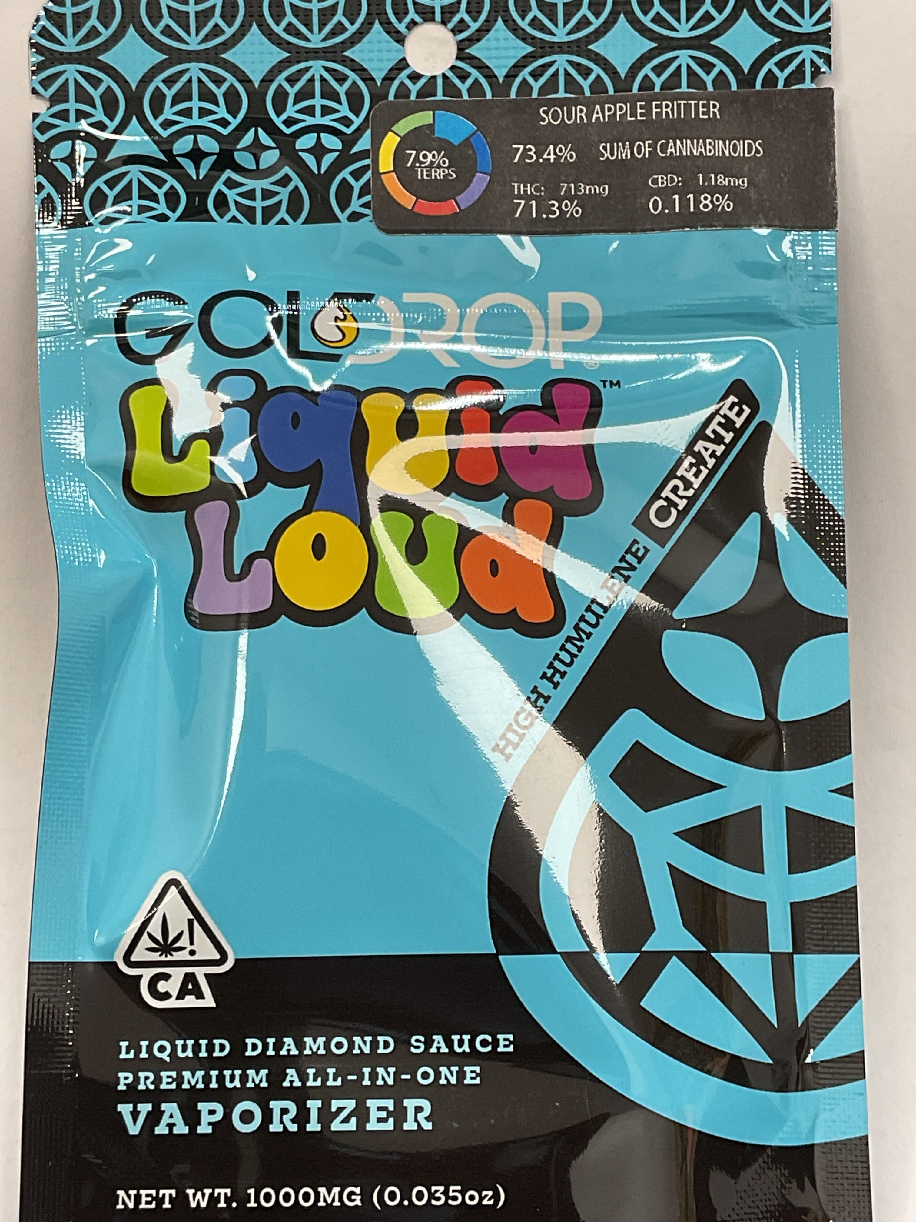 Sour Apple Fritter AIO Golddrop - GoldDrop - Sour Apple Fritter AIO Golddrop - $30 - Disposable