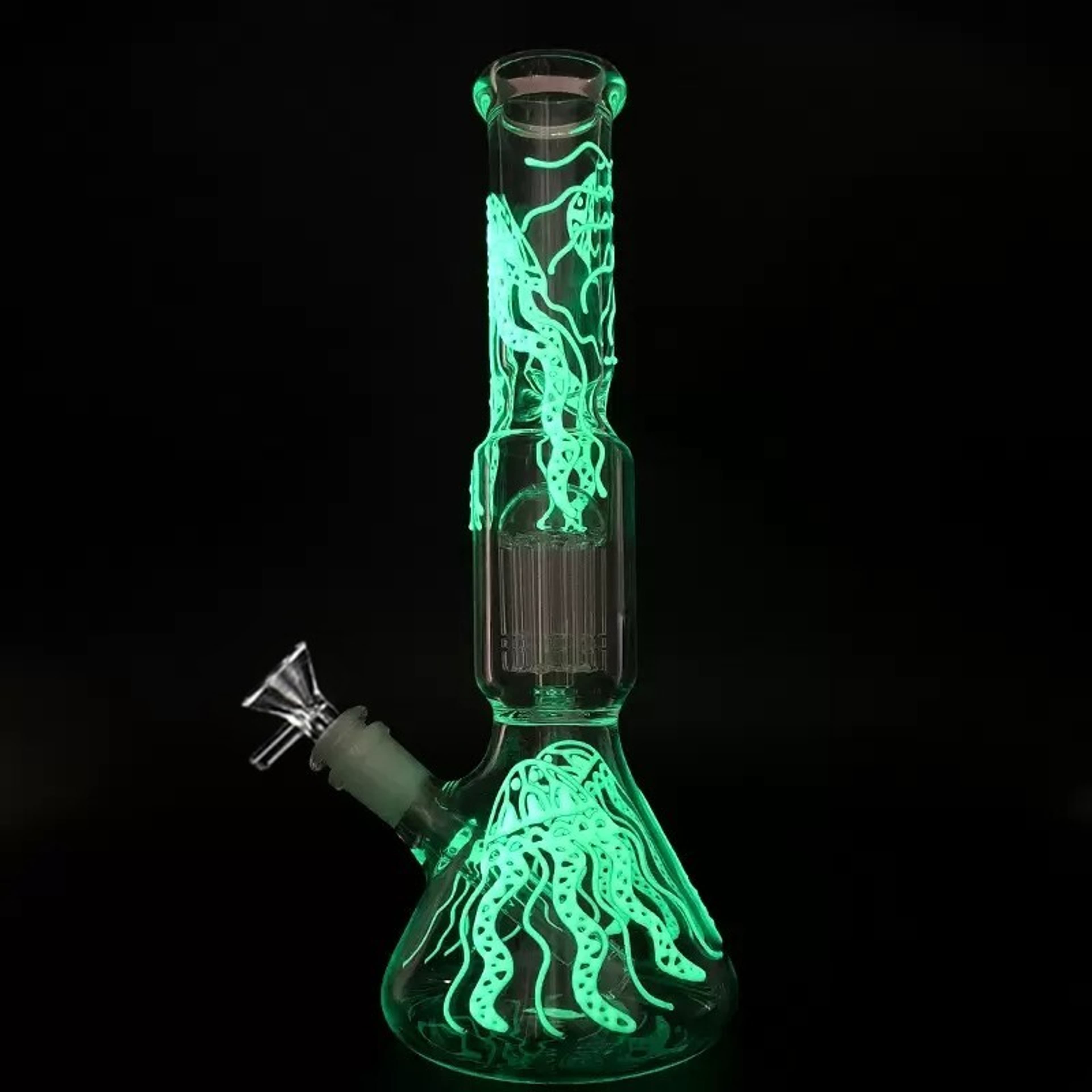 Glow-in-the-Dark Beaker Bong - 8" - - $49.99 - Accessories