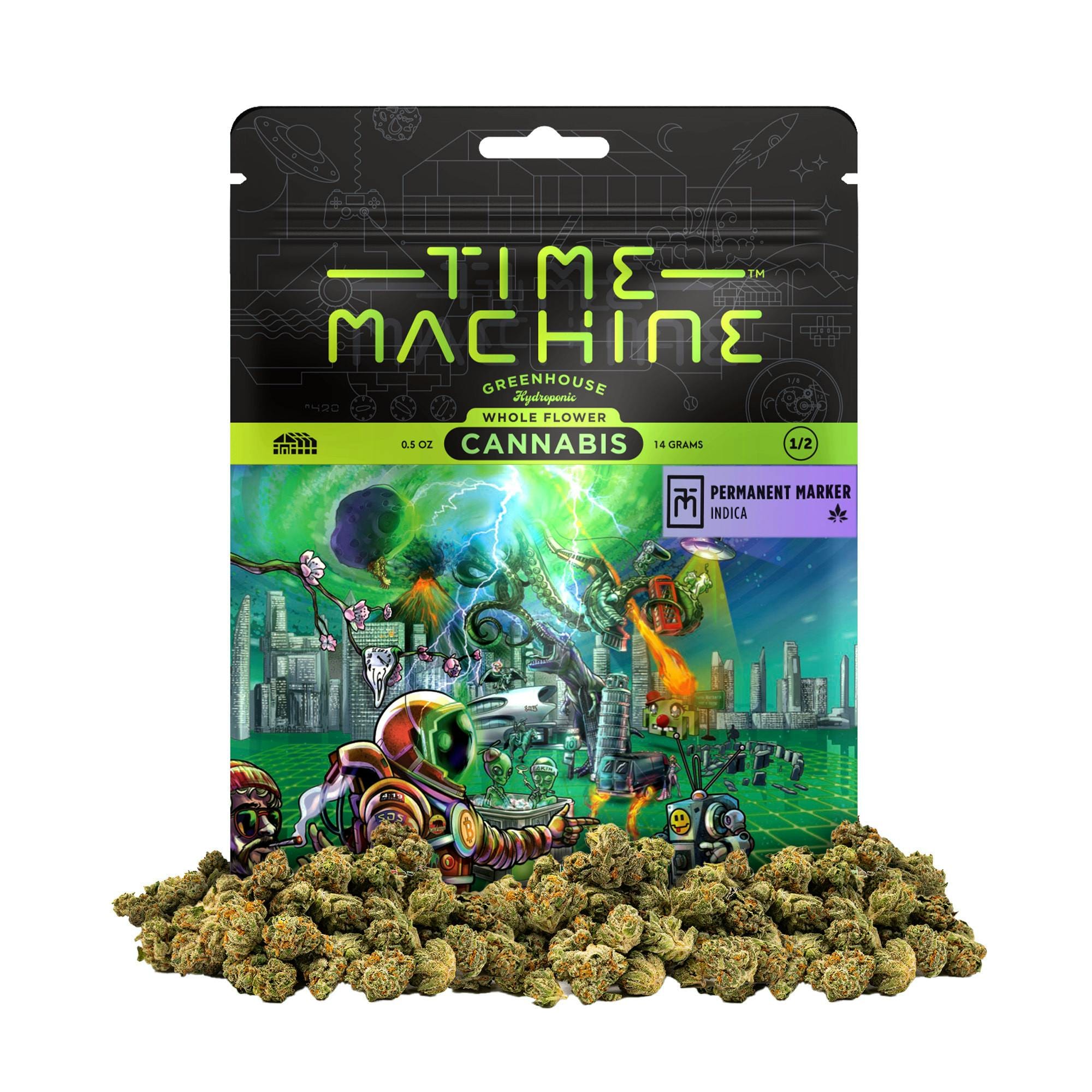 Time Machine: Permanent Marker Indica (14g) - Time Machine -  - $73 - Flower
