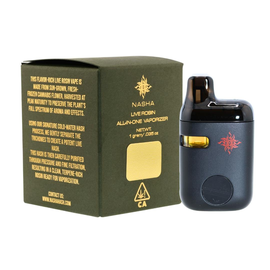 Nectarine Jelly (H) Live Rosin All-In-One Vape 1 gram (Bandwagon Gardens) - Nasha -  - $55 - Disposables