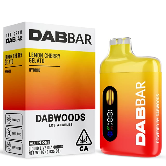Dabwoods DIAMONDS LEMON CHERRY GELATO 1G
