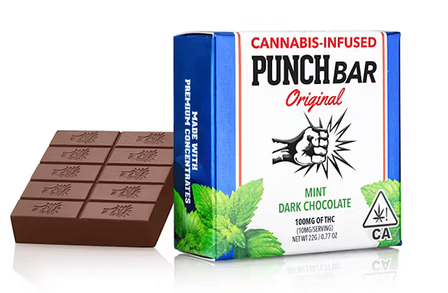 Mint Dark Chocolate Bar 100mg