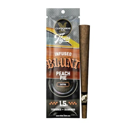 Peach Pie 1.5g Infused Flyers Blunt - Claybourne Co. -  - $30 - Pre-Rolls