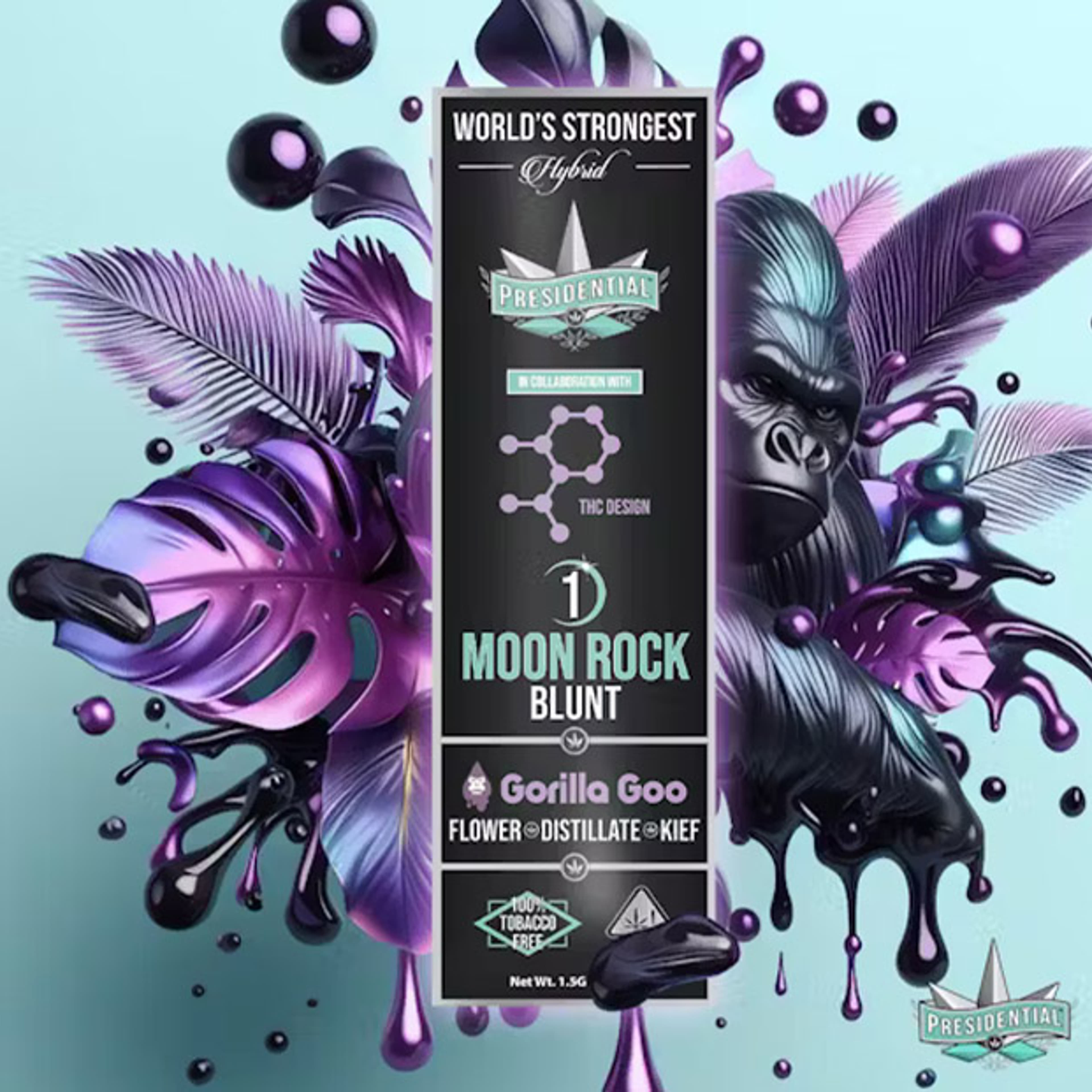 Presidential - Gorilla Goo - Moon Rock Blunt - 1.5g - Presidential - Blunt - $18.99 - Blunts
