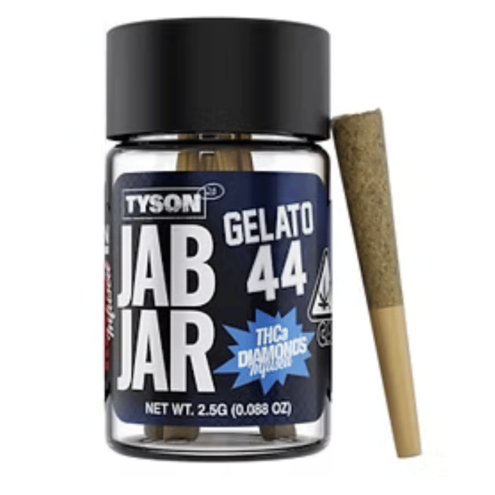 Tyson 2.0 | .5gx5pk - Gelato 44 - Diamond Infused Pre-Rolls - Hybrid - Tyson 2.0 -  - $33 - Pre-Rolls