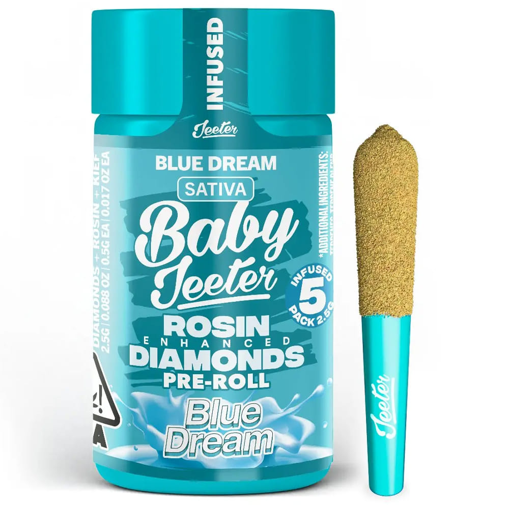 Blue Dream - Baby Infused 5pk *SPECIAL PRICING* - Jeeter - Blue Dream (S) - $30 - Pre-Rolls