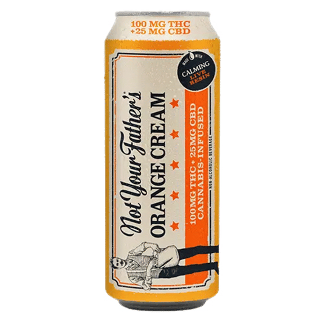Orange Cream Soda 100mg THC + 25mg CBD