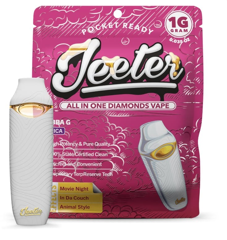 Jeeter: Double Rainbow All-In-One Diamonds Disposable - 1g - Jeeter -  - $35 - Disposables