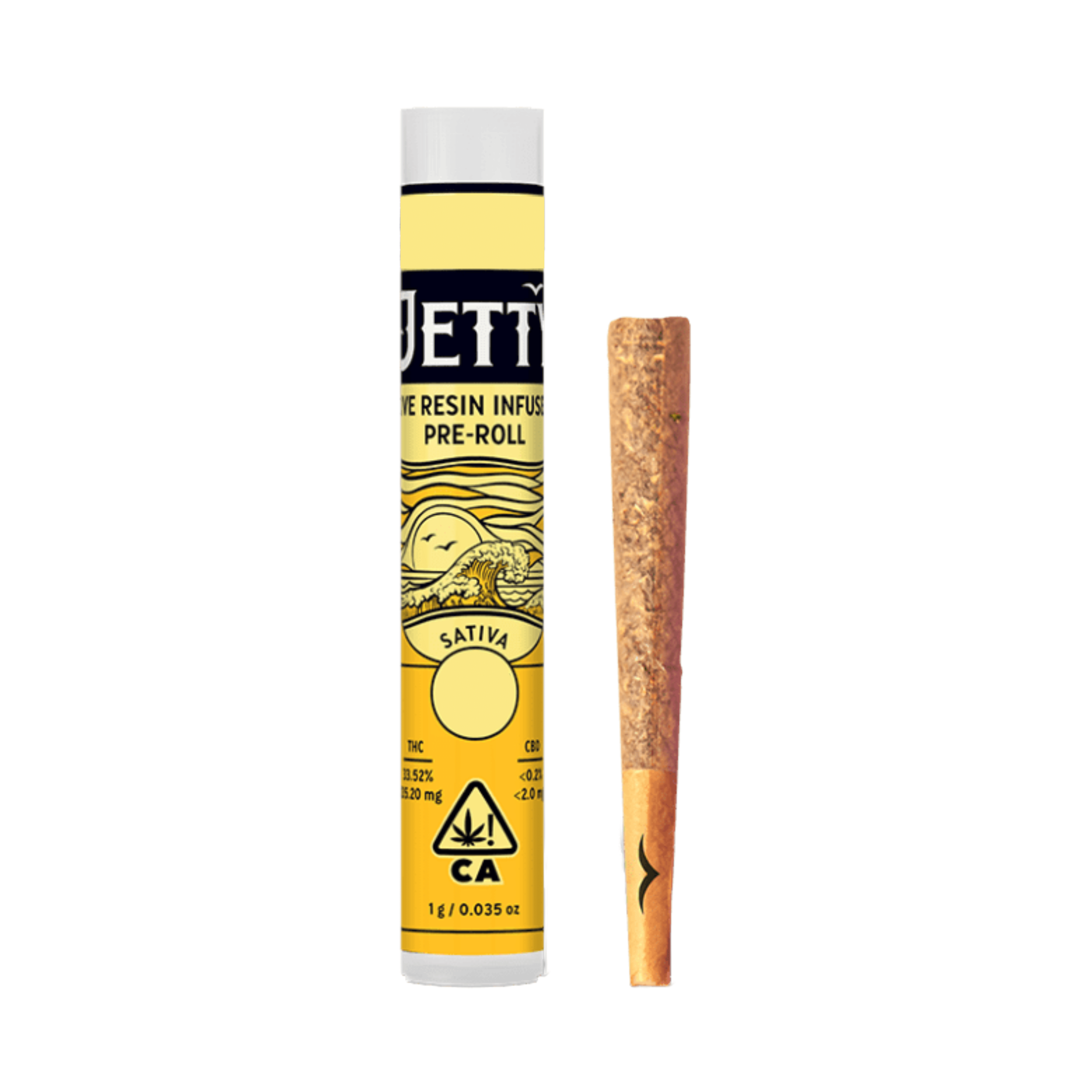 Blue Dream x Garlic Grove Live Resin Pre-roll 1g - Jetty Extracts - - $18 - Infused Pre-Rolls
