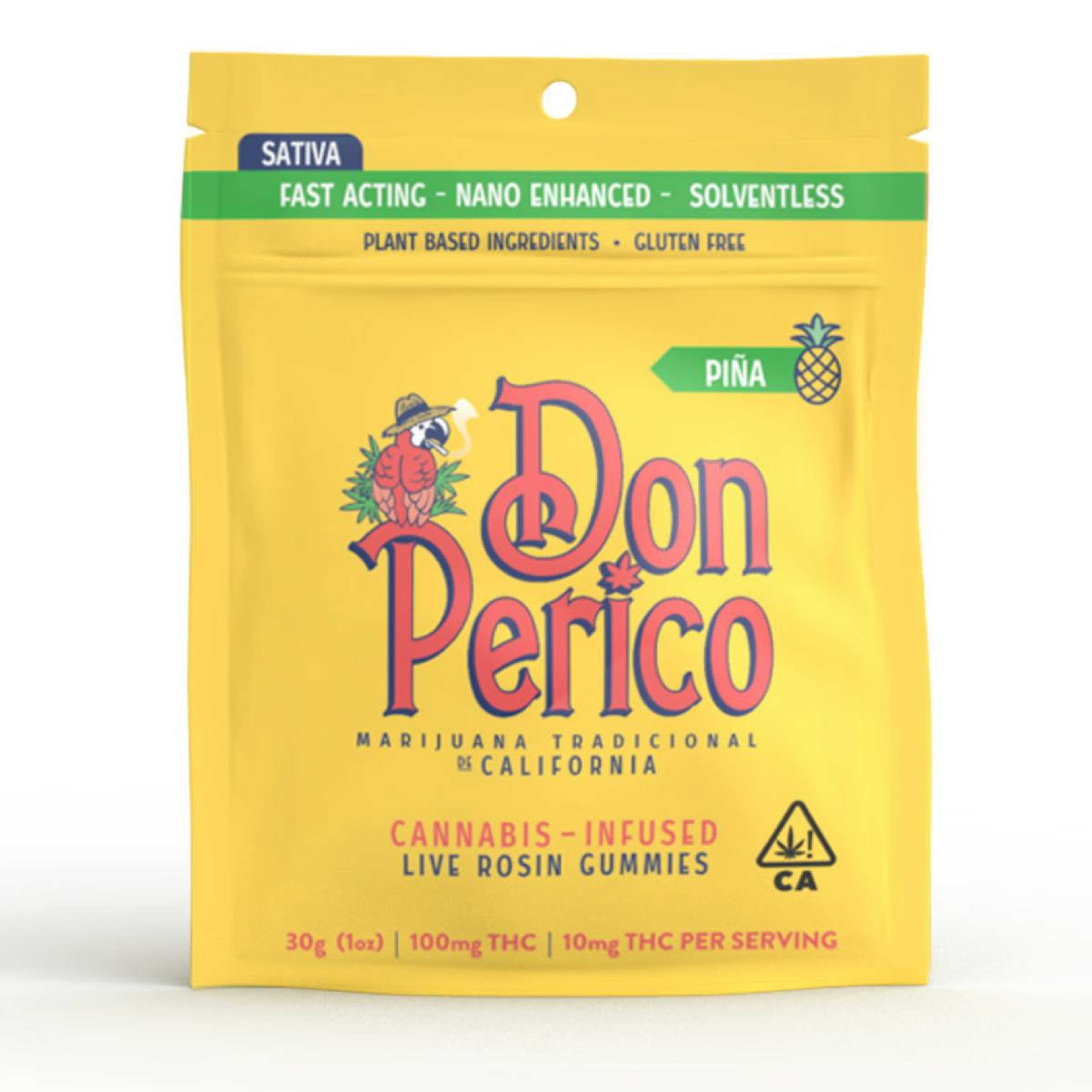 Pina - NANO Rosin Gummies *DAILY BUY 2 GET 1* - Don Perico - Pina Nano Rosin Gummies 100mg (S) - $16 - Edibles
